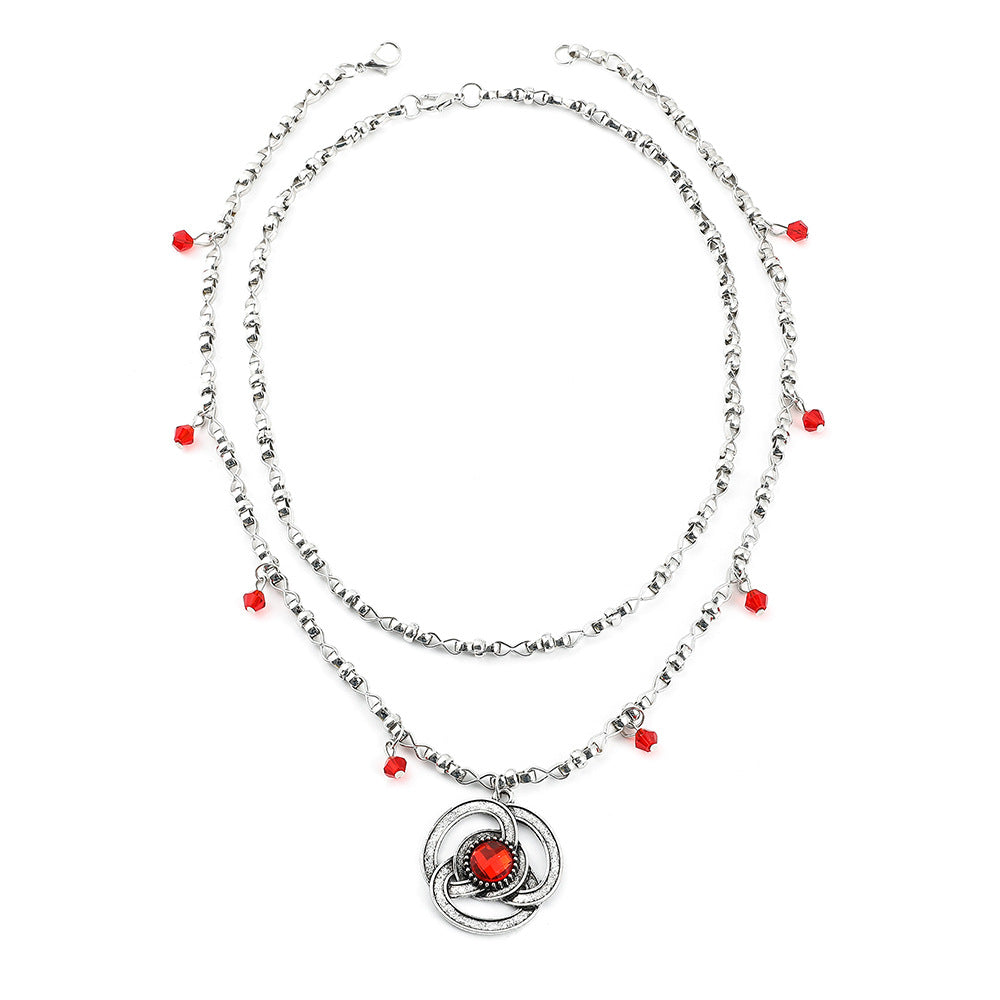Elegant Alloy Silver Necklace for Women - Trendy Fashion Jewelry Gift for Her - Perfect for Date Night, Parties & Special Occasions