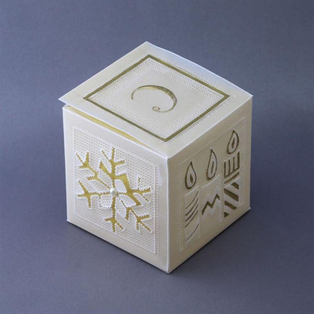 Groovi Plate - Box Template for Christmas - Perfect for Holiday Gift Wrapping, DIY Crafts & Festive Decorations