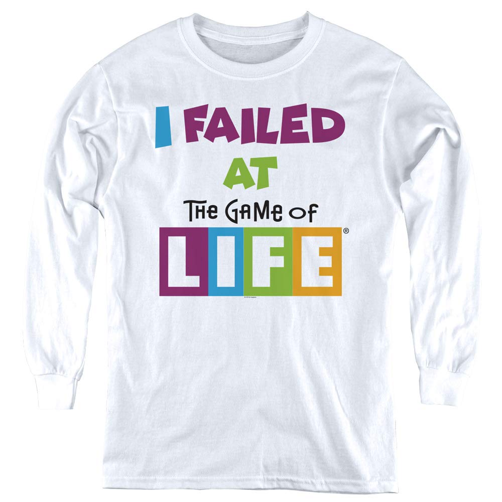The Game of Life Youth Long Sleeve T-Shirt - Comfortable Graphic Tee for Boys & Girls - Perfect for School, Gaming & Casual Wear