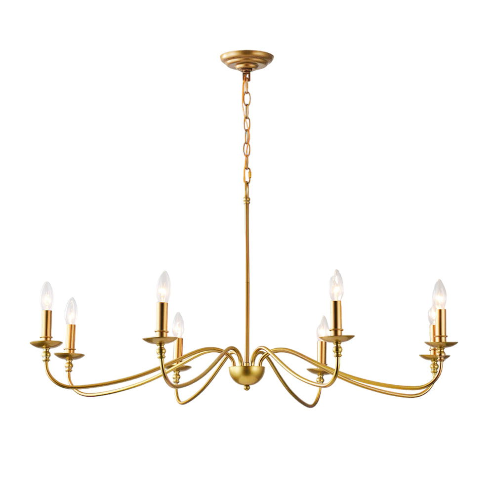 Elegant Eleanor Crystal Chandelier - Modern Ceiling Light Fixture for Dining Room, Bedroom & Living Room Decor