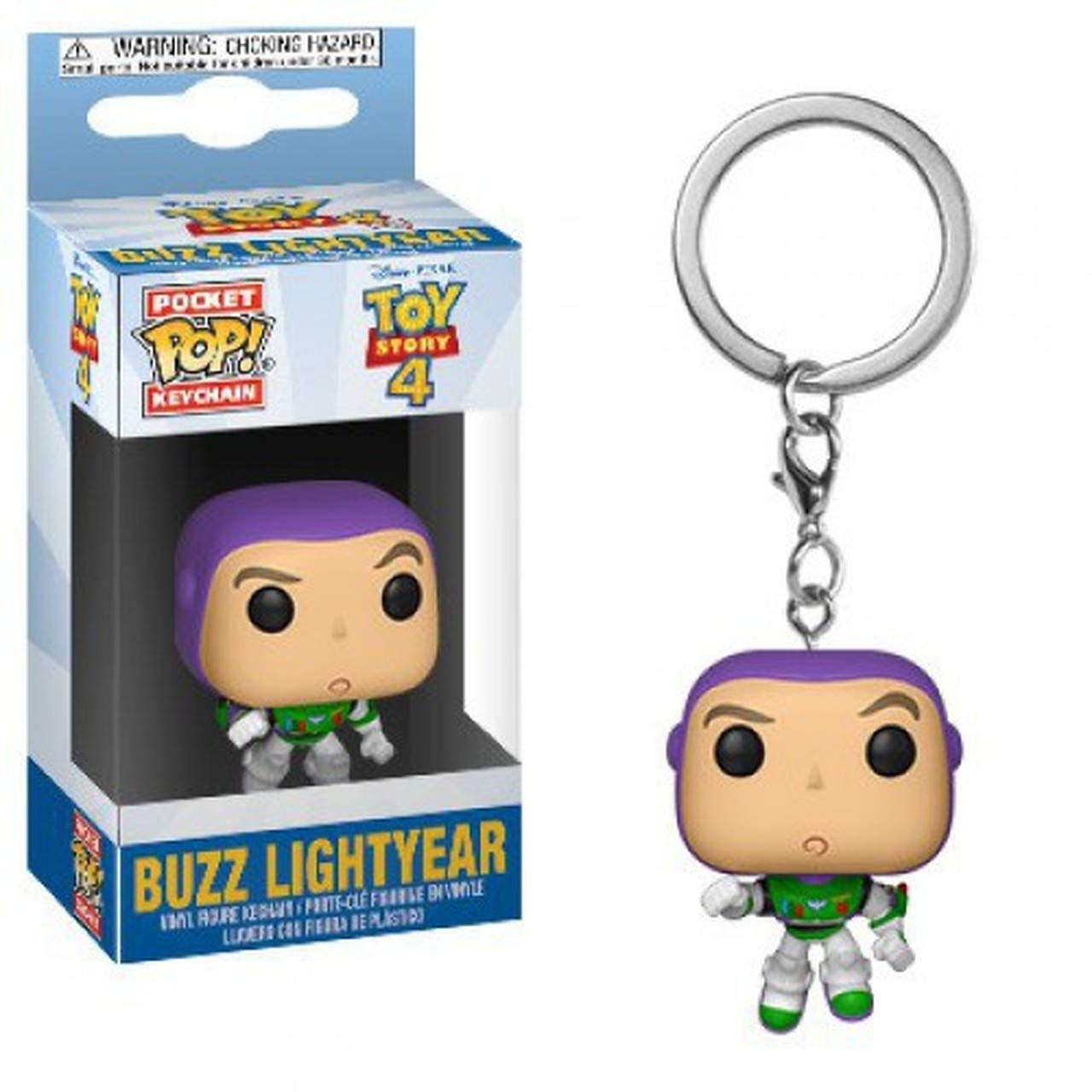 Funko Pop! Keychain - Toy Story 4 Buzz Lightyear Collectible Figure | Perfect for Backpacks, Keys & Disney Fans Gifts