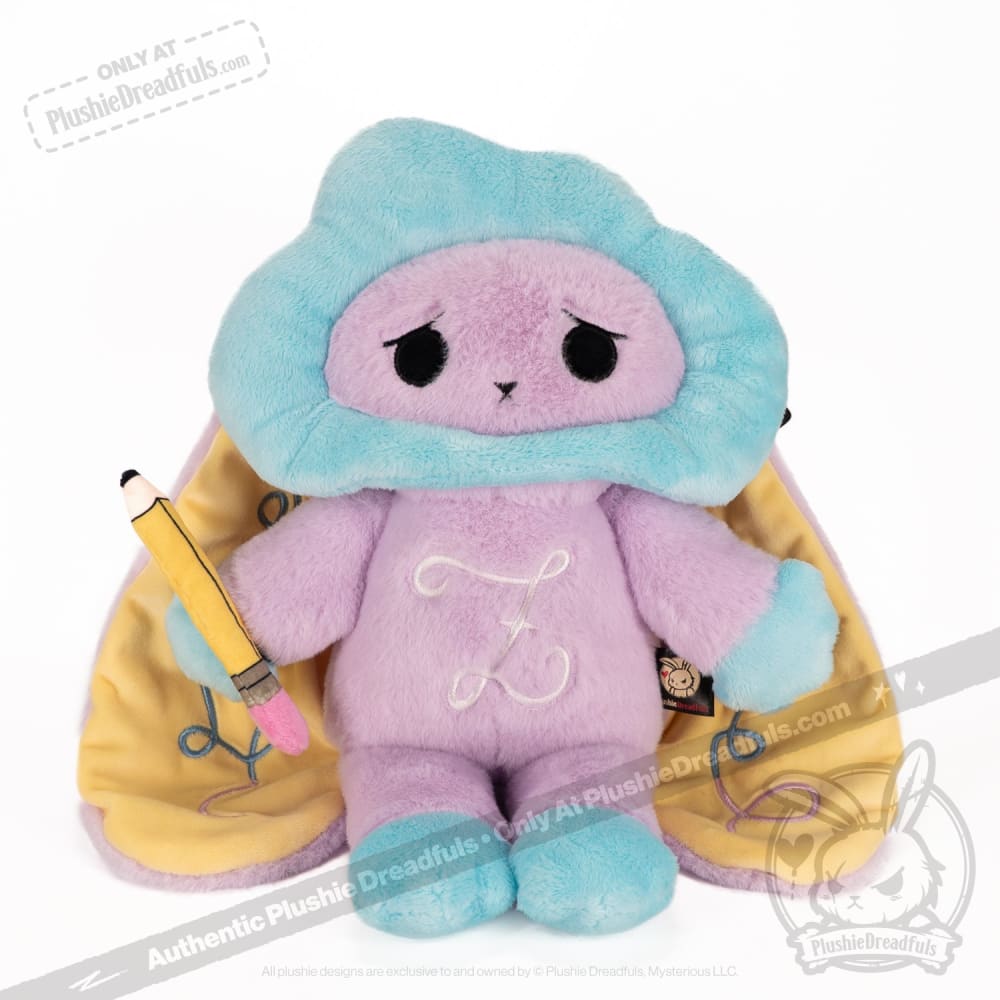 Plushie Dreadfuls Overthinking Bunny - Soft Stuffed Animal Toy for Anxiety Relief & Emotional Support | Cute Stress Relief Plush for Adults & Kids | Perfect for Therapy, Gifts, and Comfort