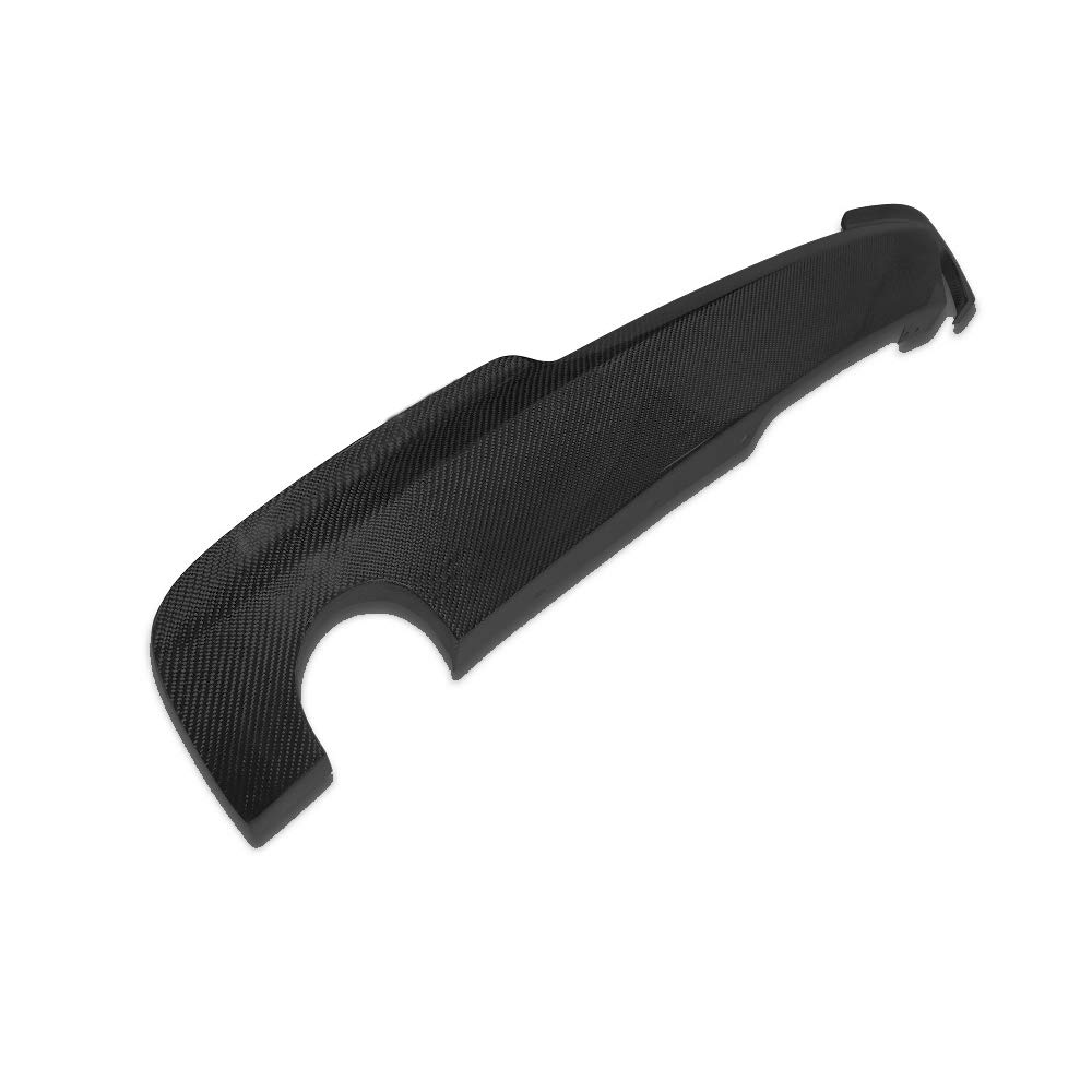 IKON MOTORSPORTS Matte Carbon Fiber Rear Diffuser for 2011-2016 BMW F10 535i 5 Series | Factory Style Rear Bumper Lip Spoiler | Upgrade Your 2012 2013 2014 2015 BMW | Perfect for Car Enthusiasts & Performance Tuning