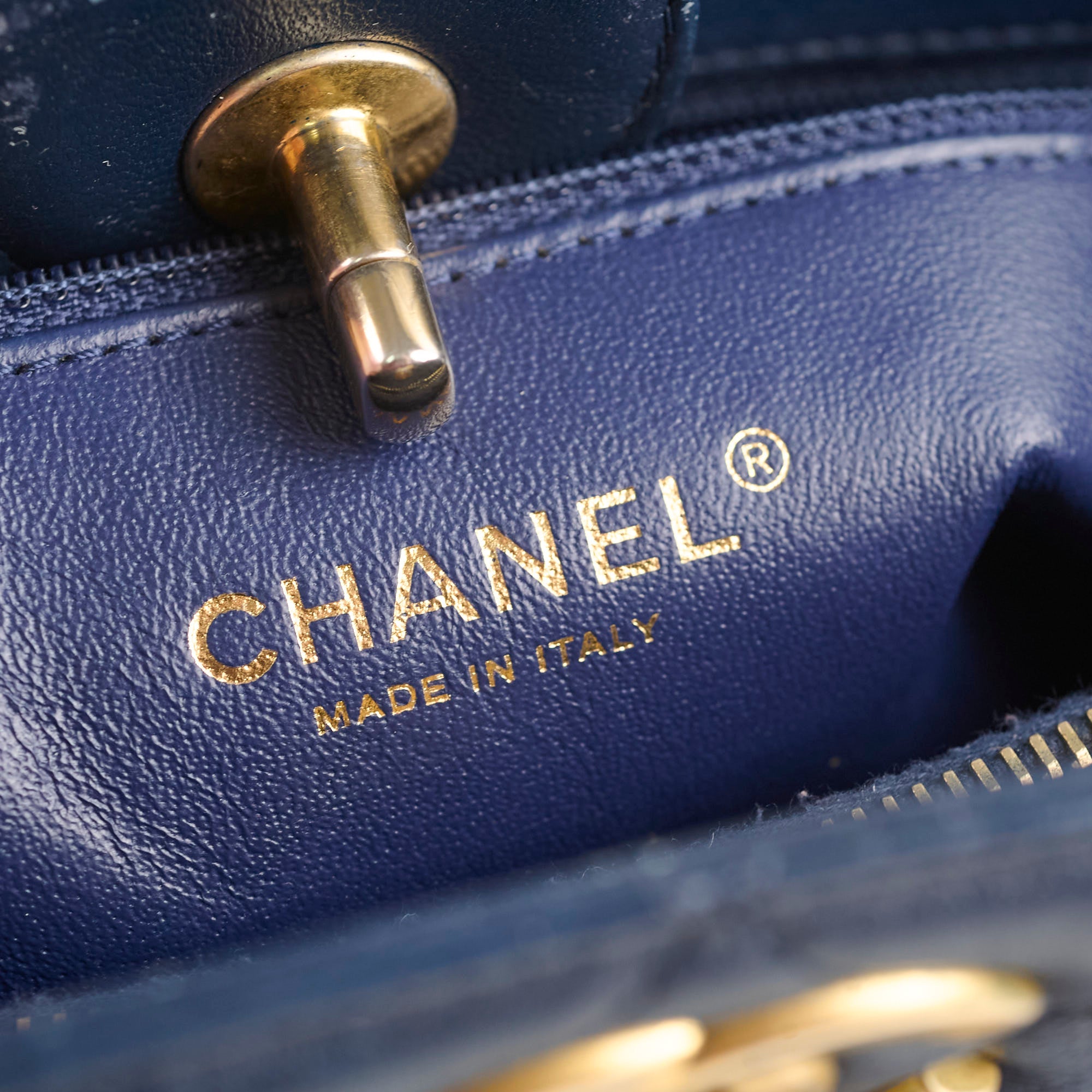Chanel Navy Blue Seasonal Shoulder Bag for Women | Luxury Designer Handbag for Casual Outings, Parties & Travel | Fashionable Crossbody Purse with Adjustable Strap