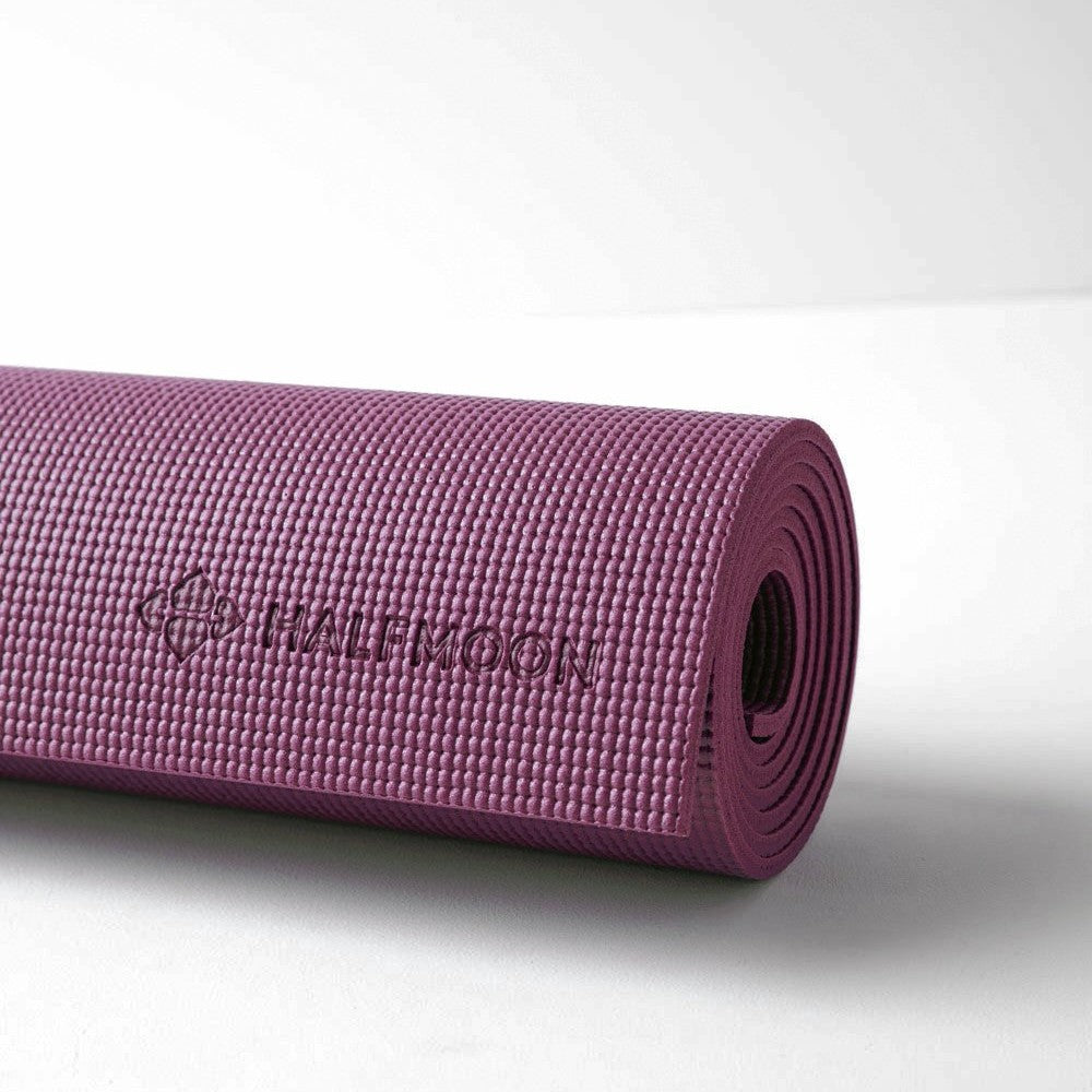 Essential Yoga Mat for Home & Studio - Non-Slip Half Moon Exercise Mat for Pilates, Meditation & Fitness - Perfect for Yoga Beginners & Professionals