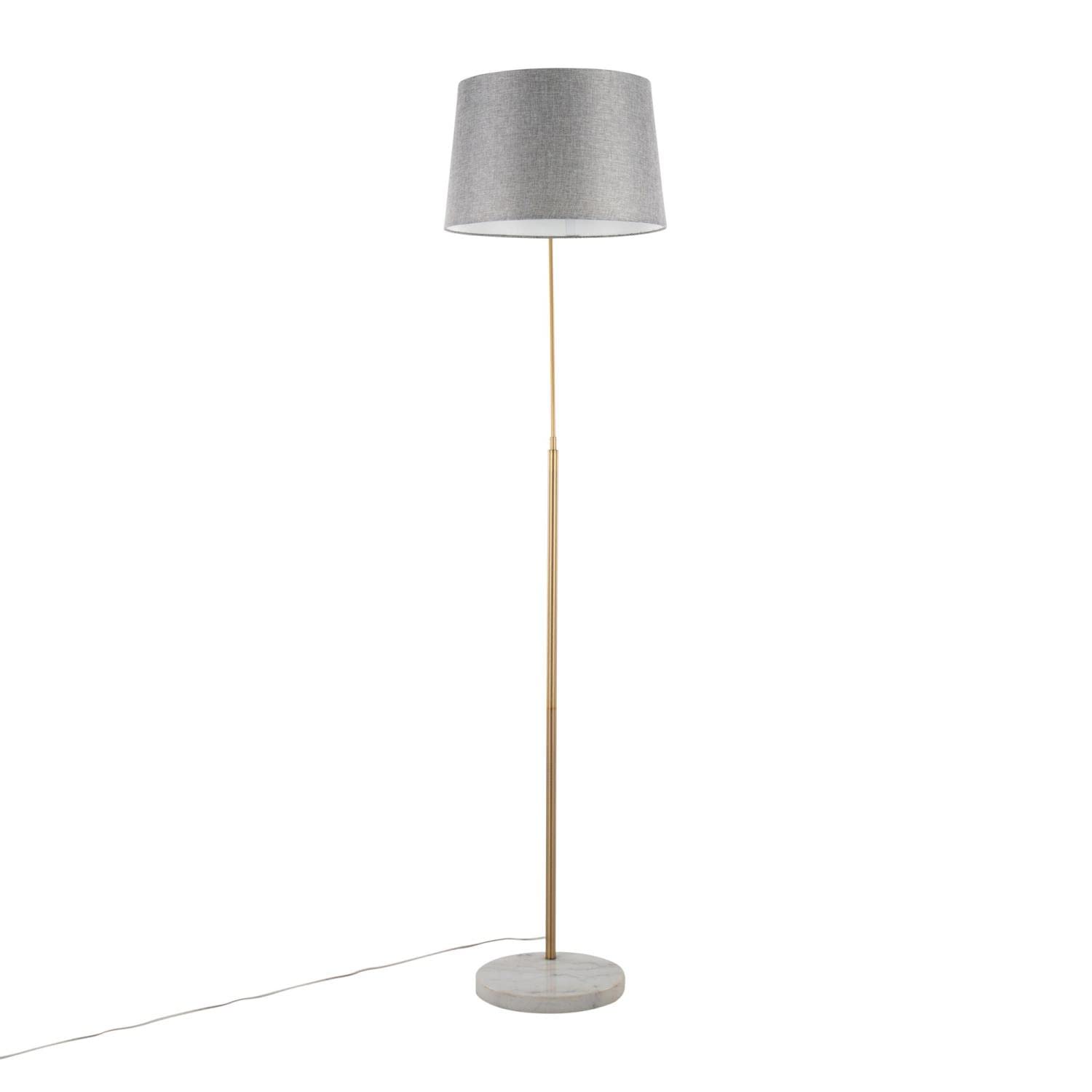 Modern March Floor Lamp - Adjustable Standing Lamp for Living Room & Bedroom, Tall Corner Lamp with Dimmable LED Light - Perfect for Reading, Relaxing and Home Decor