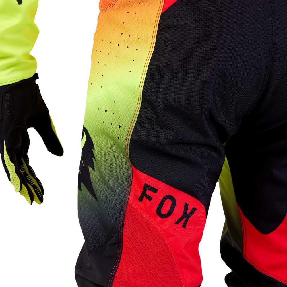 Fox 360 Adjustable Pants - Red/Yellow, Size 32 | Outdoor Hiking & Casual Wear for Men