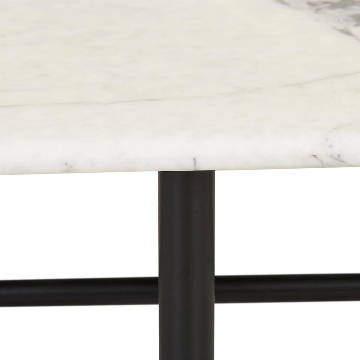Artie Oval Marble Coffee Table - Modern Living Room Centerpiece with Sturdy Metal Legs, Perfect for Small Spaces & Home Decor