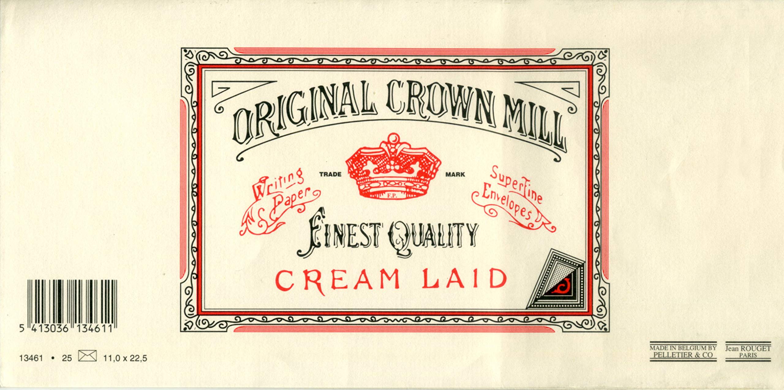 Premium Cream Laid Envelopes - 25 Pack for Business & Wedding Invitations