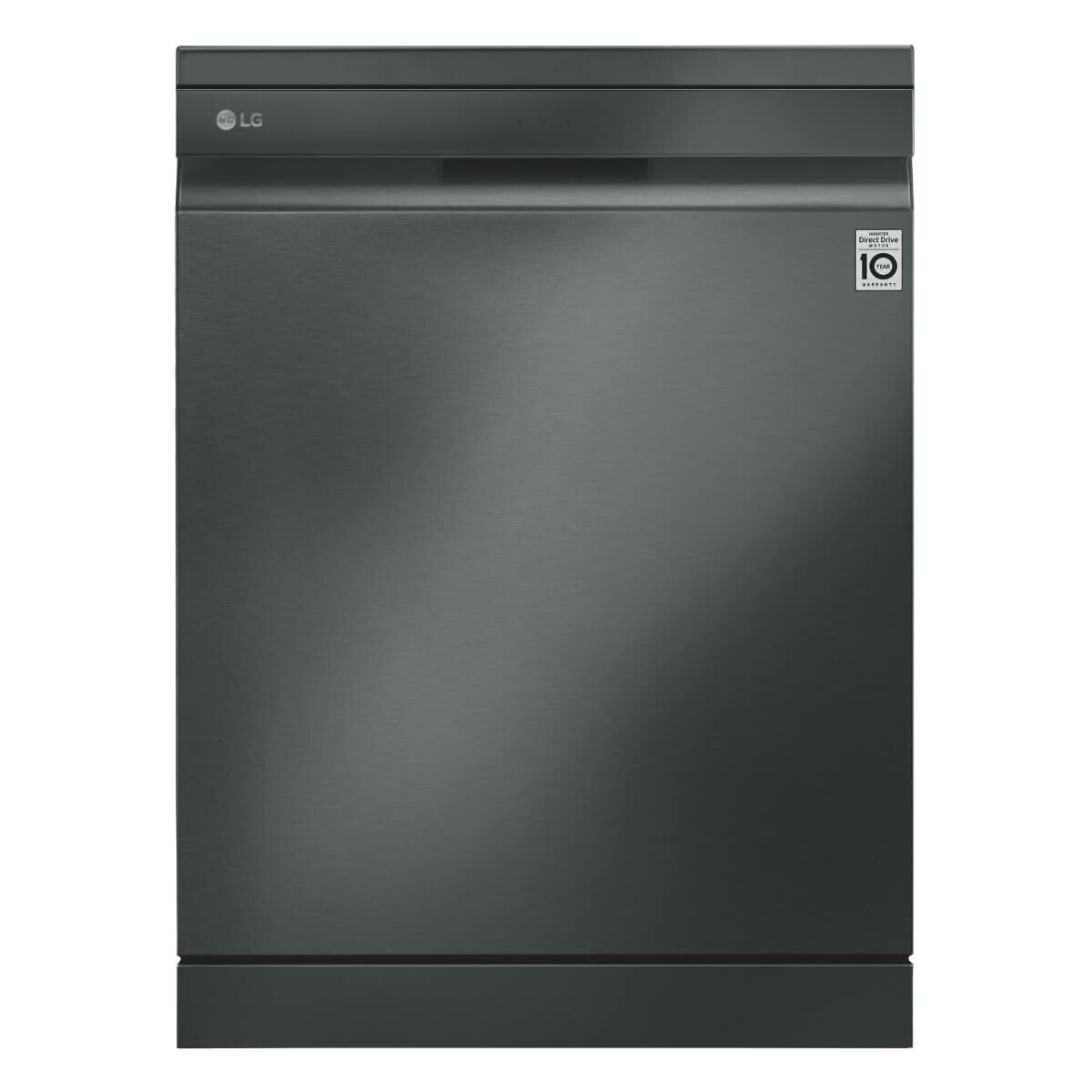 LG 60cm QuadWash Freestanding Dishwasher with Auto Door Opening - Matte Black (Model XD3A15MB) | Energy Efficient & Quiet Operation for Modern Kitchens | Perfect for Small Families & Open-Plan Homes