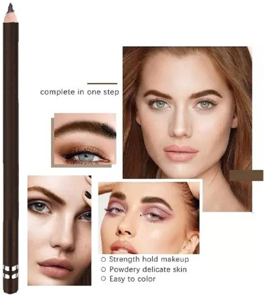 100% Waterproof Precision Eyebrow Pencil - Long Lasting, Smudge Proof - Natural Looking Brows for All-Day Wear - Perfect for Swimming, Gym & Outdoor Activities