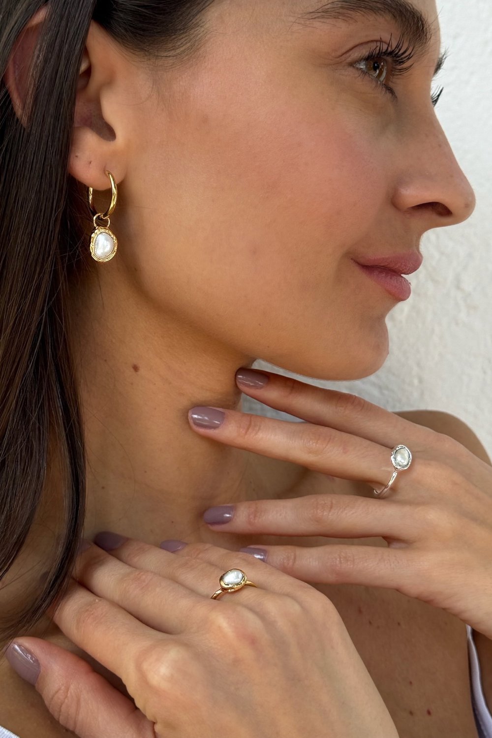 Elegant Gold Pearl Ring for Women - Perfect for Weddings, Anniversaries & Special Occasions