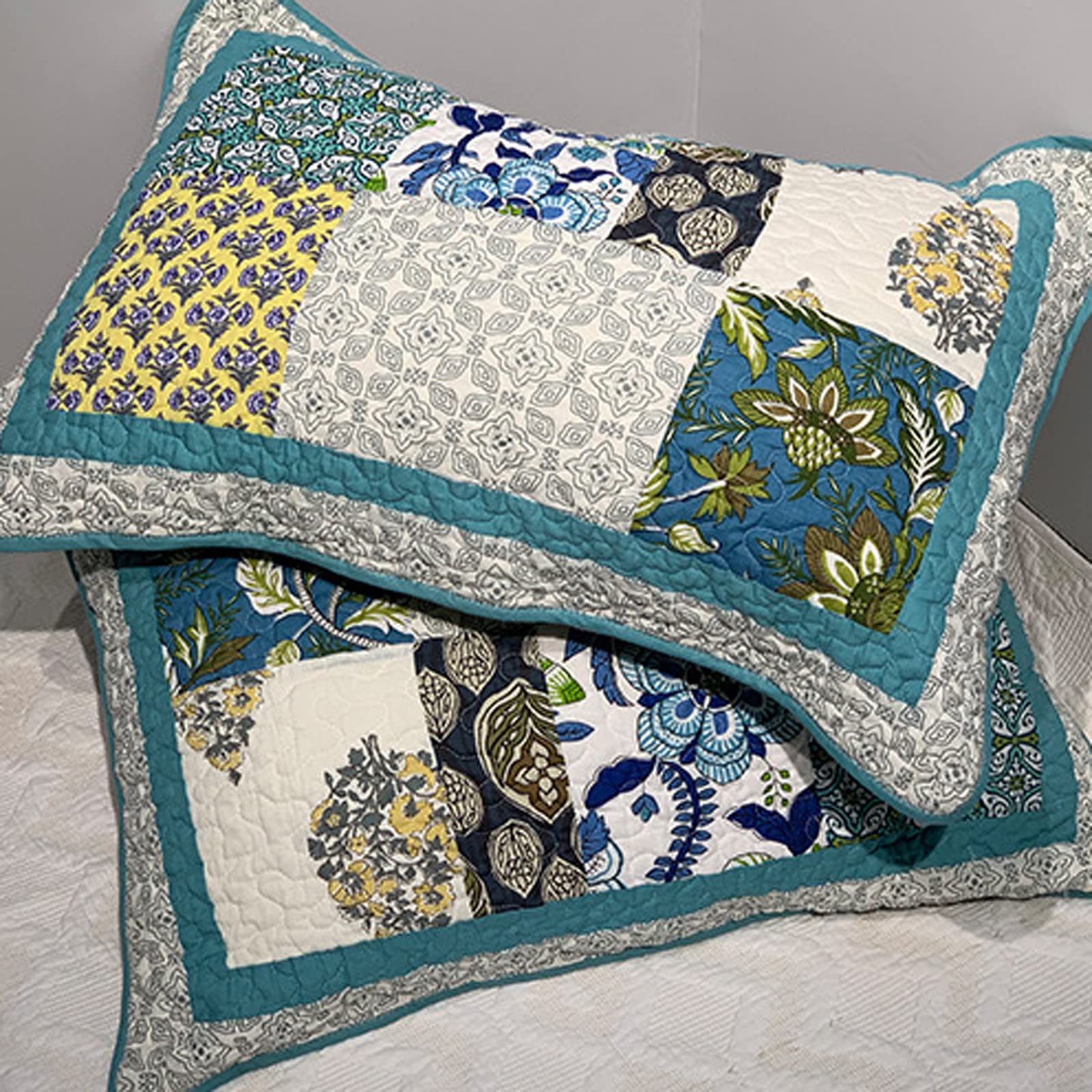 Garcan King Size Bedspread Quilt Set - 260x270cm 3-Piece Cotton Coverlet with 2 Pillowcases | Soft & Breathable Bedding for Cozy Nights, Guest Room & Luxury Hotel Style