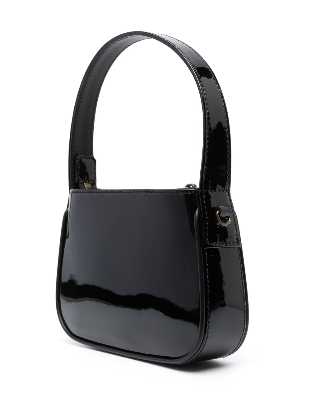 Blumarine Women's Black Leather Handbag - Stylish Shoulder Bag for Work, Travel & Everyday Use