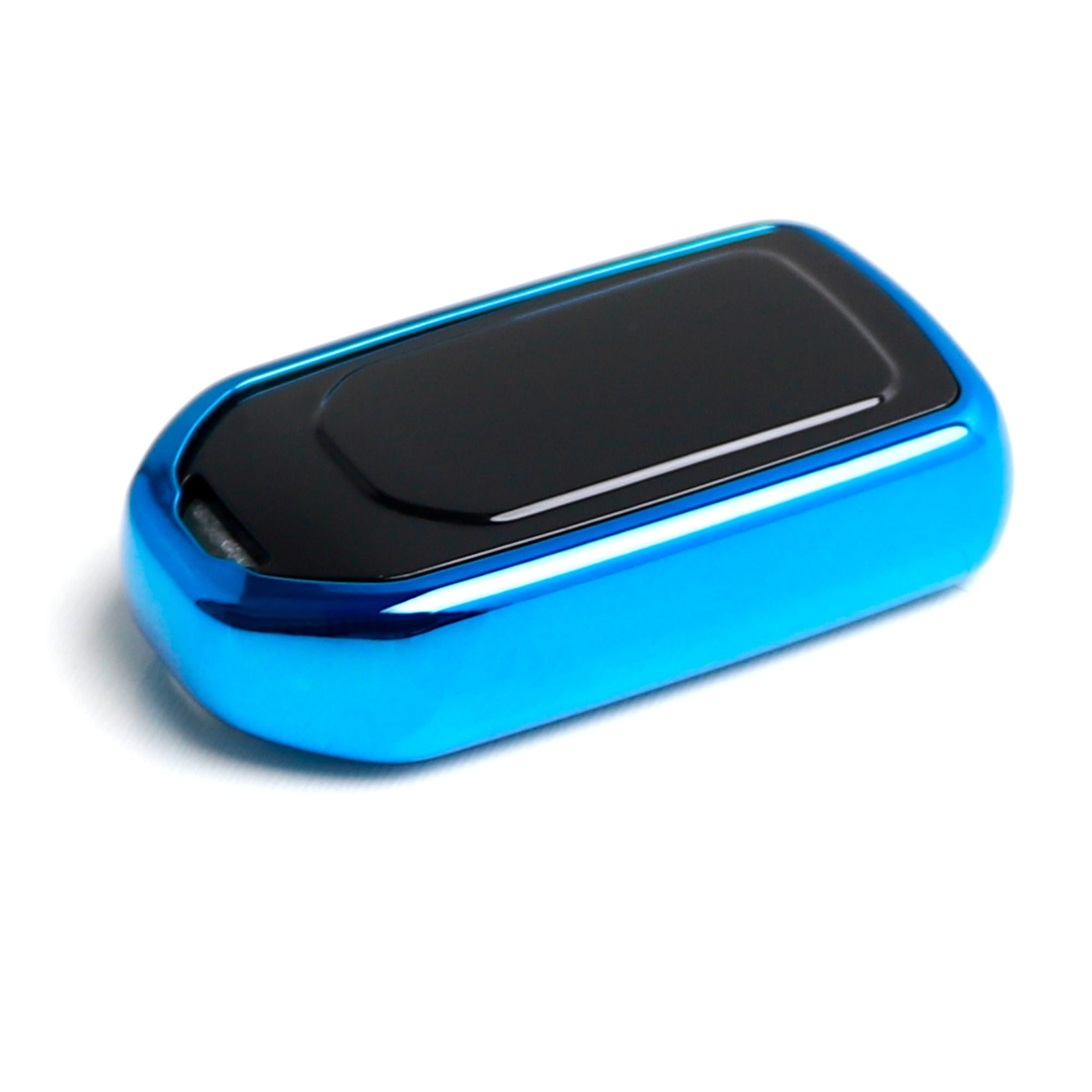 Durable Chrome Blue TPU Key Fob Cover for Honda Accord Civic Pilot CRV HRV Odyssey - Anti-Scratch Protective Case for Car Keys - Perfect for Everyday Use & Gift Giving