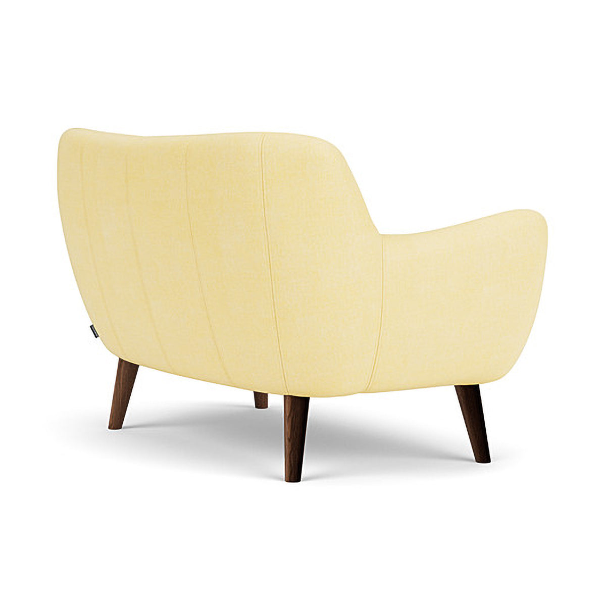 Herman Fabric 2 Seater Sofa - Modern Living Room Couch for Small Spaces, Apartment & Home Decor - Comfortable Loveseat with Soft Upholstery for Relaxing, Entertaining & Cozy Lounging