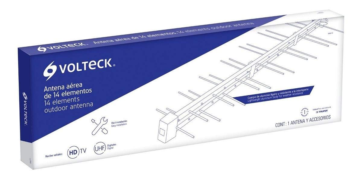 14-Element Outdoor TV Antenna for Clear HD Reception - Perfect for Home, RV, and Camping Use