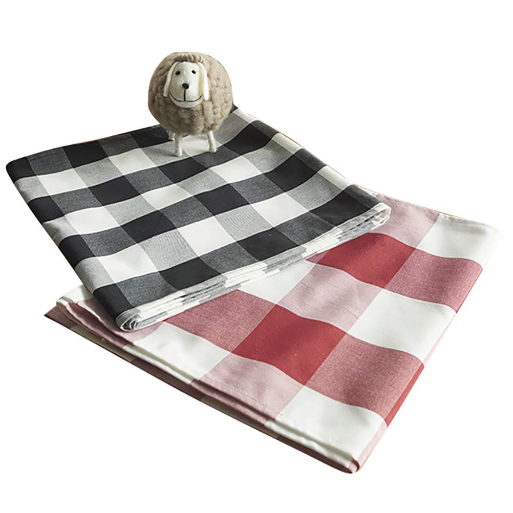 Festive Plaid Christmas Table Runner - Holiday Dinner Party Decor for Dining Table, Buffet, and Seasonal Celebrations