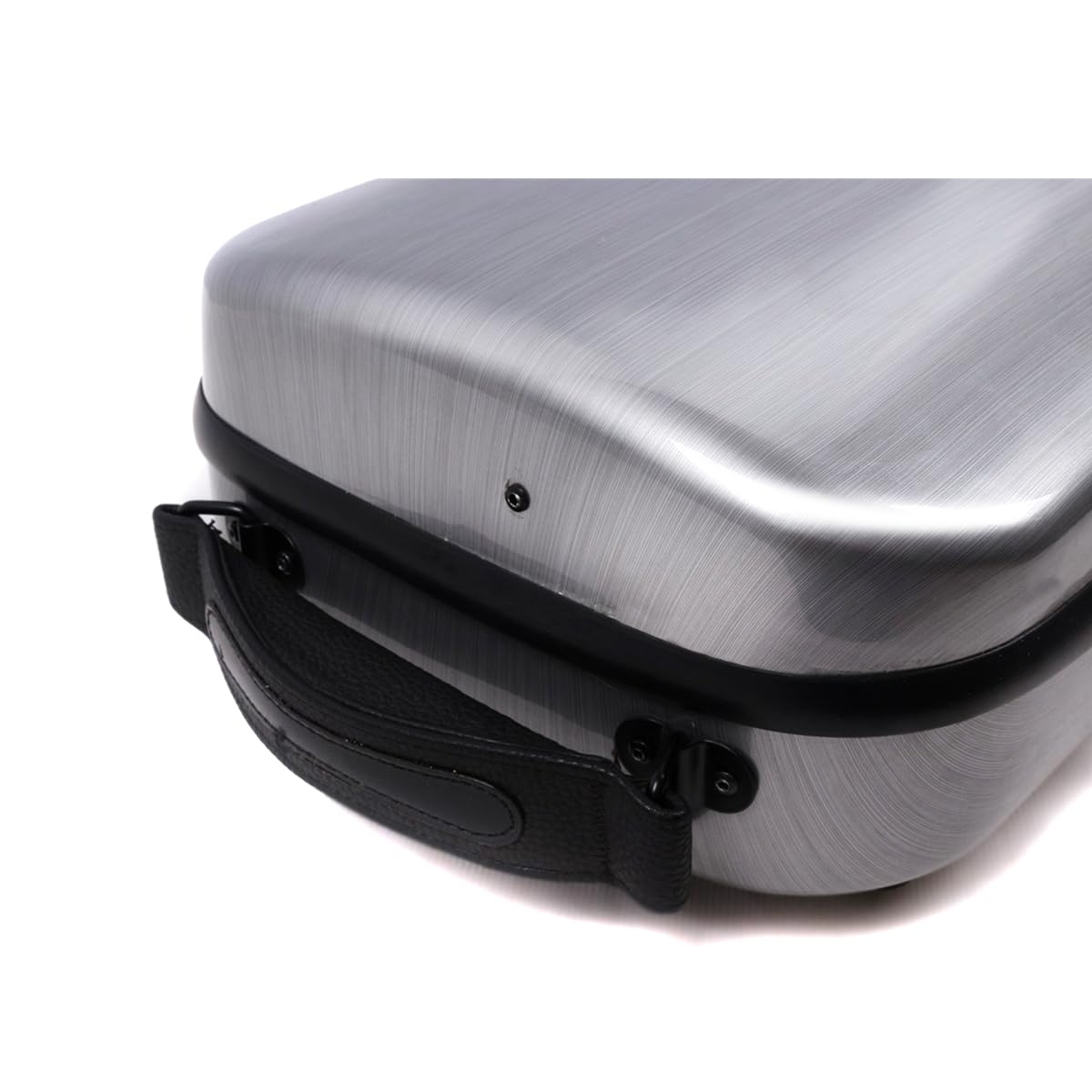Premium 4/4 Full Size Carbon Fiber Violin Case - Lightweight Hard Shell Travel Case with Shoulder Strap, Music Sheet Pocket & Security Lock (2.1kg, Silver Gray) - Perfect for Professional Musicians, Travel & Performance Protection