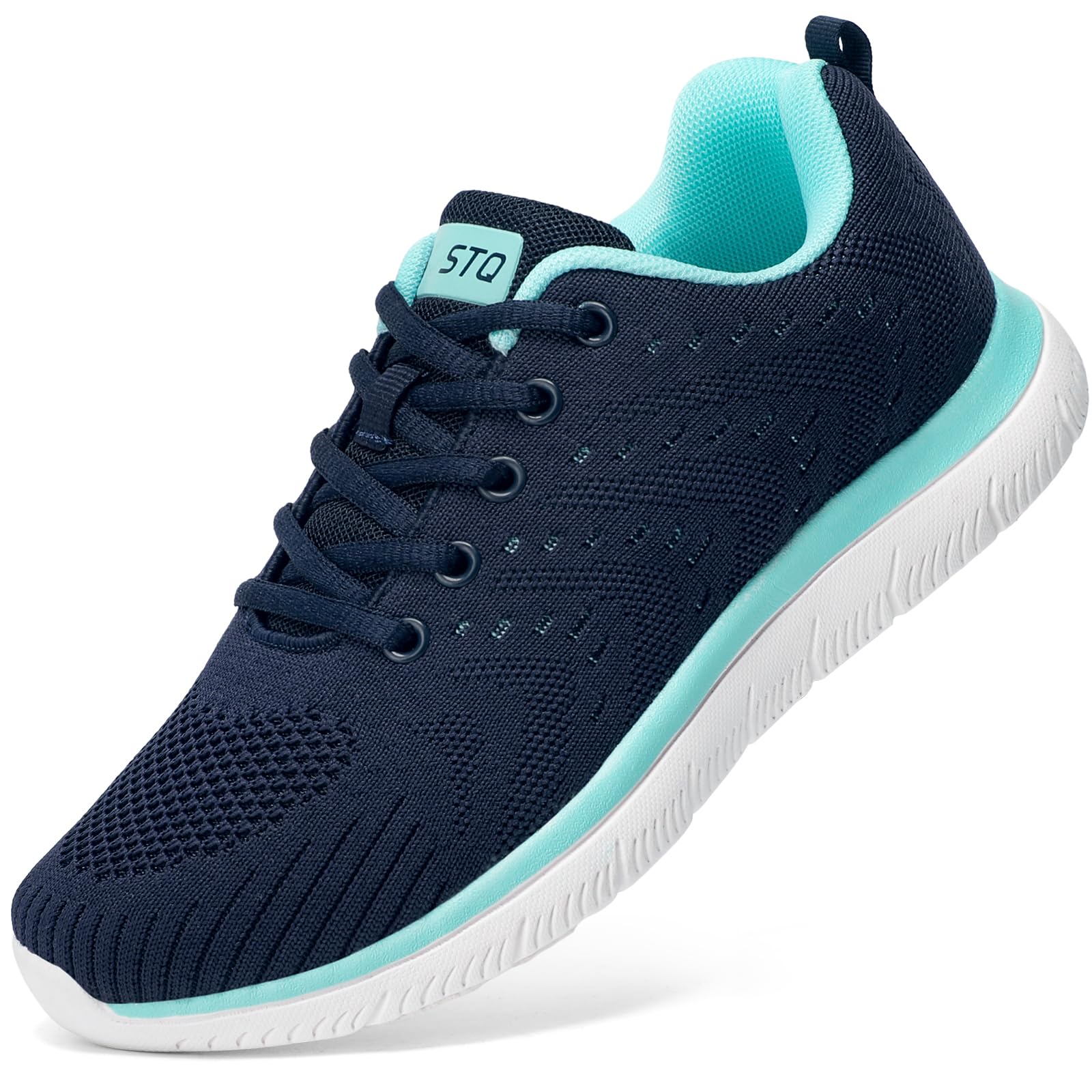 STQ Women's Lightweight Tennis Shoes - Comfortable Walking & Athletic Sneakers for Gym, Workout, Cross Training - Perfect for Running, Fitness & Casual Wear