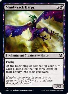 Mindwrack Harpy - Exclusive Planeswalker Deck Card for Magic: The Gathering (MTG) | Perfect for Commander, Standard & Casual Play