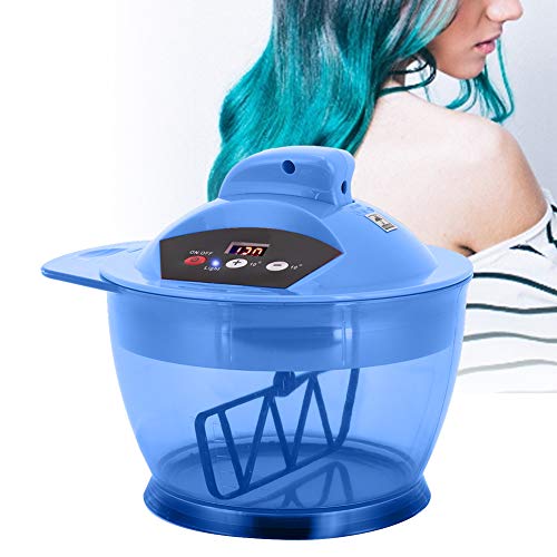 Electric USB Rechargeable Hair Color Mixing Bowl - Automatic Hair Cream Mixer for Salon & Home Hair Coloring (Blue) | Perfect for Professional Stylists & DIY Hair Dyeing
