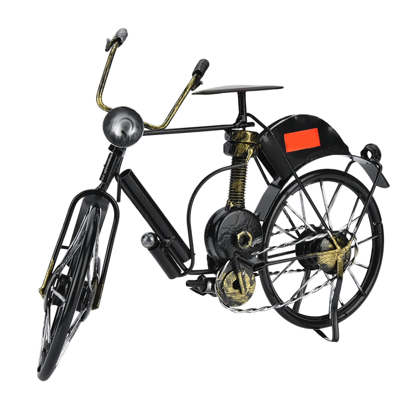 Miniature Metal Bicycle Model - Unique Vintage Home Decor for Bedroom, Bar, Cafe & Restaurant - Perfect Gift for Cyclists & Bike Lovers - Ideal for Themed Parties, Office Desk & Shelf Display