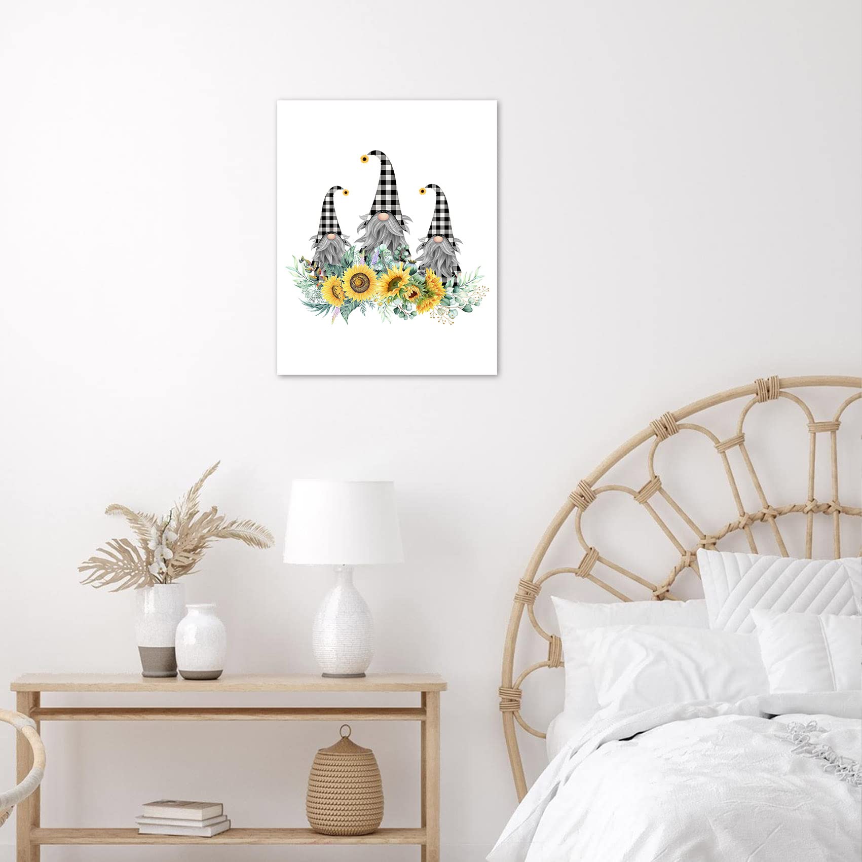 HVEST Black Girl Wall Art Framed Canvas - African American Woman with Butterfly & Dandelion Abstract Painting, Modern Artwork Ready to Hang for Living Room, Bedroom, Office, Bathroom Decor, 12x16 Inches, Perfect for Home, Office, and Gift Giving