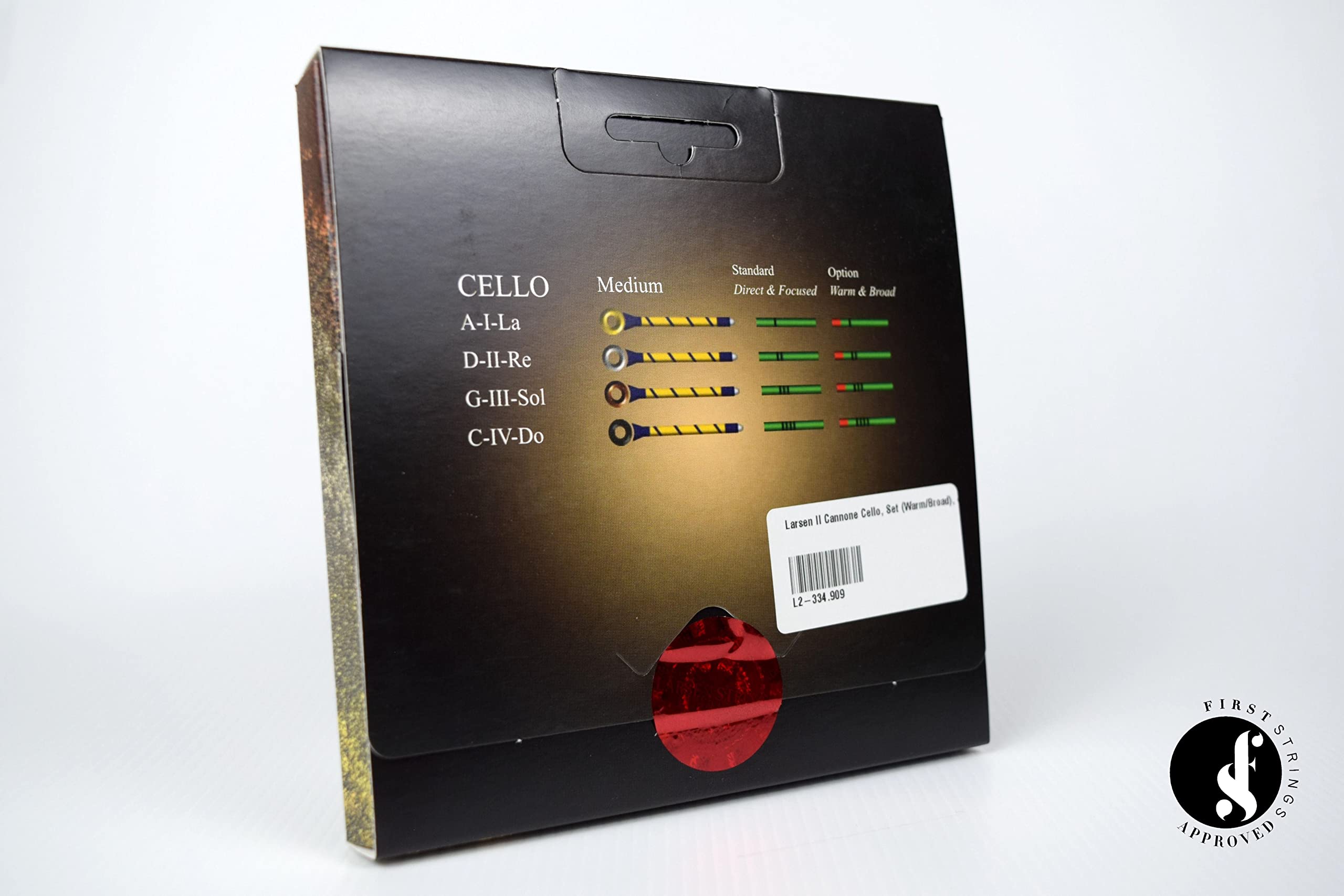 Premium LS Larsen Cello Strings Set (LCIC-Set-WB) - Professional Quality for Concert & Studio Performance | Ideal for Cellists, Music Students & Orchestra Players
