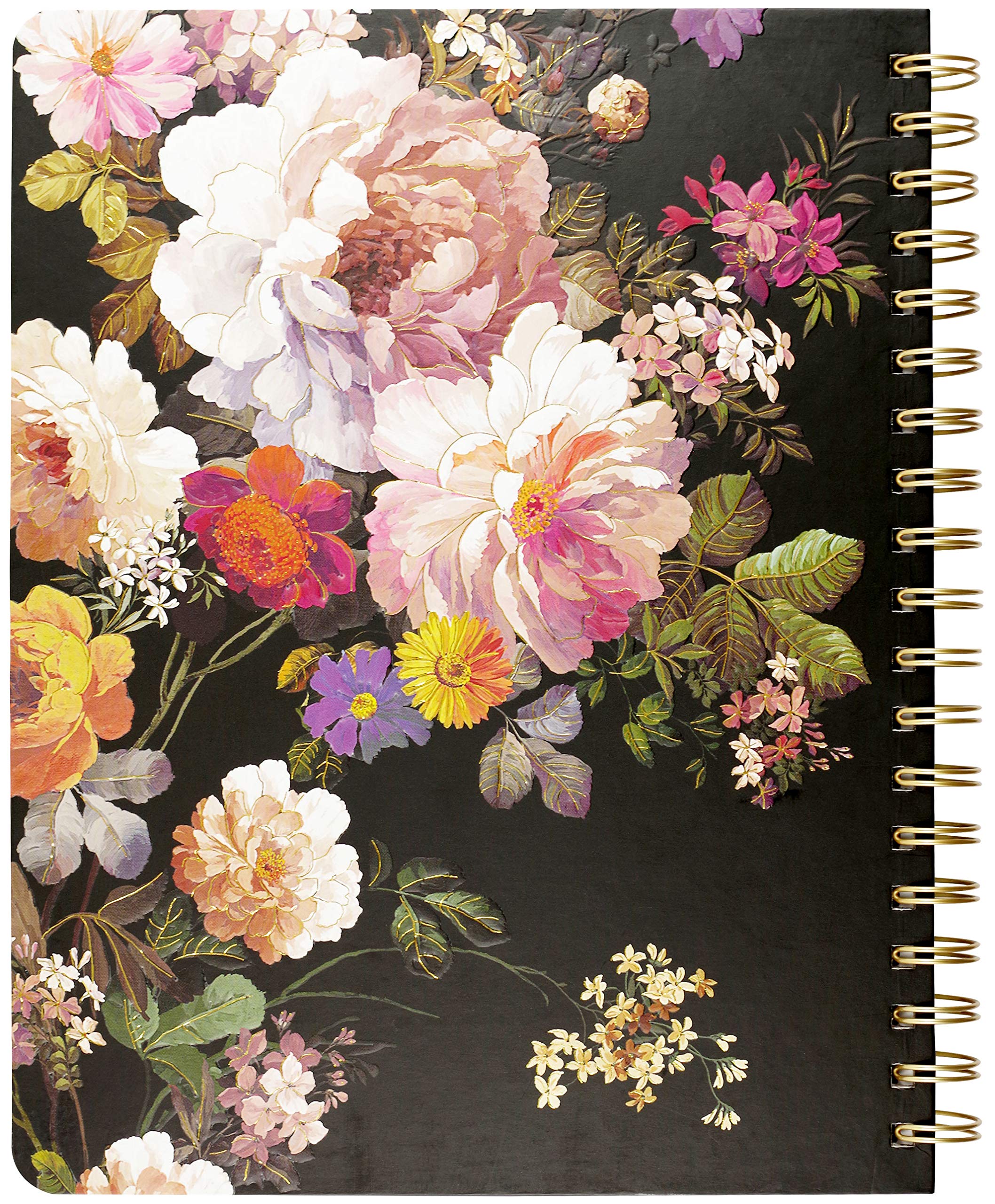 2021 Midnight Floral Desk Calendar - 16 Month Engagement Planner with Elegant Floral Design | Perfect for Office, Home & Gift Giving