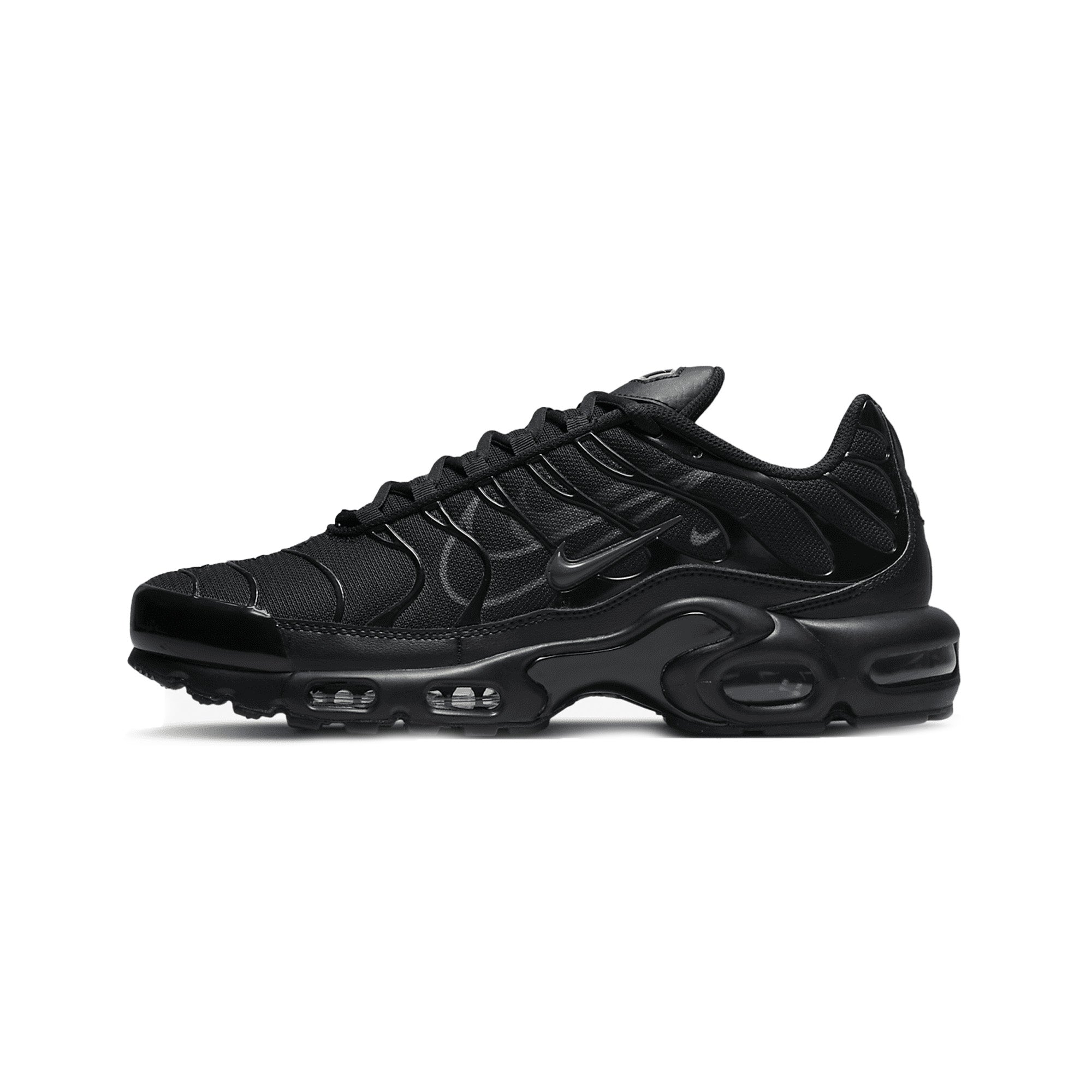 Nike Air Max TN Plus 'Multi Swoosh Black' Men's Running Shoes (2022) - Comfortable Cushioning for Gym Workouts & Streetwear Fashion