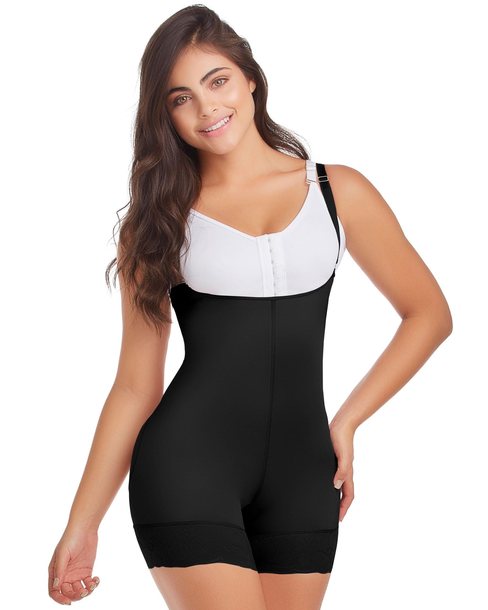 DELIÉ by Fajas DPrada 09075 Colombian Postpartum Girdle - Full Body Shaper for Women - Slimming Waist Trainer & Tummy Control Shapewear for Post Pregnancy Recovery & Everyday Wear