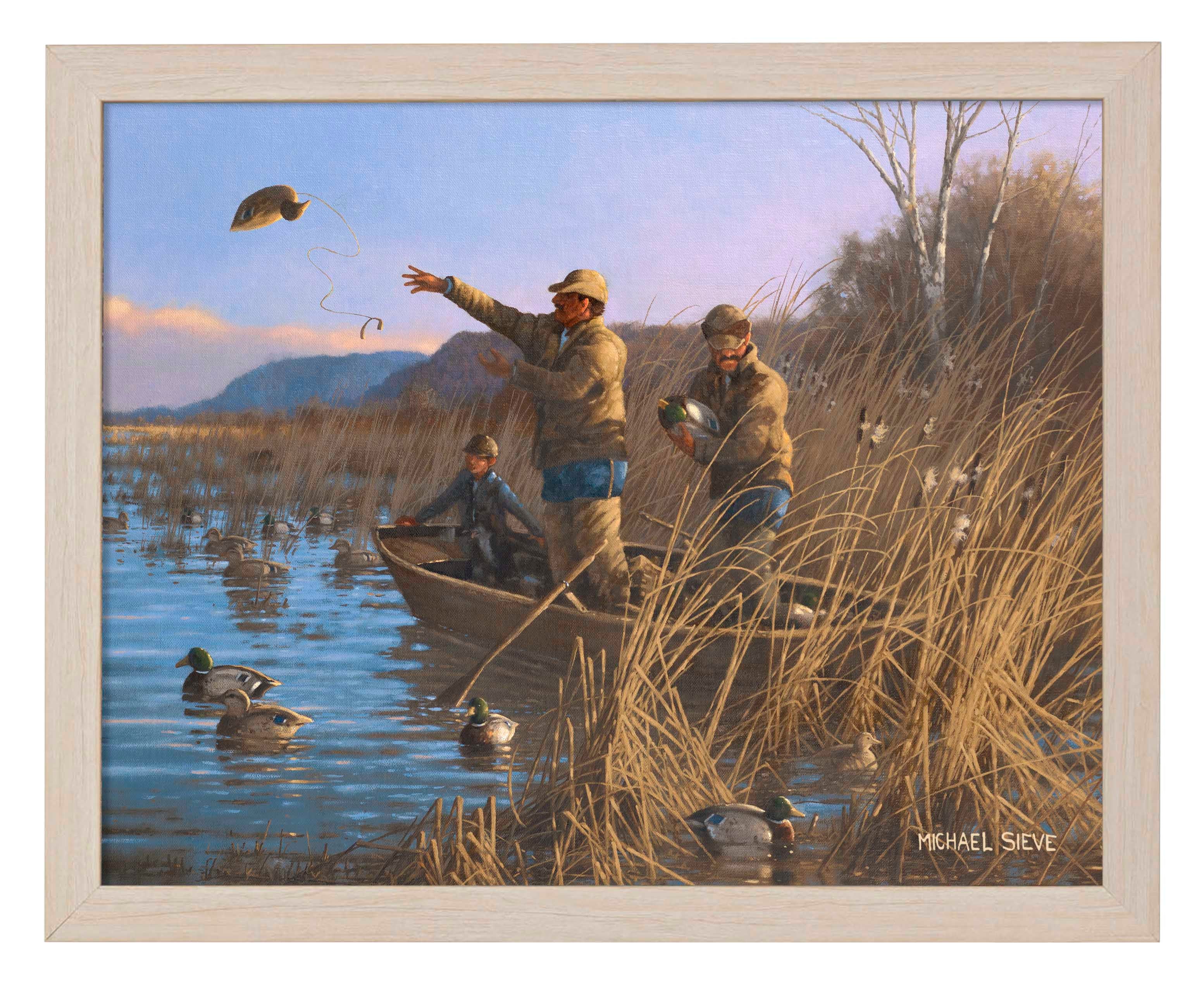 Duck Hunting Art Prints - Waterfowl Wildlife Wall Decor for Hunting Lodge & Cabin - Perfect for Home, Office & Man Cave