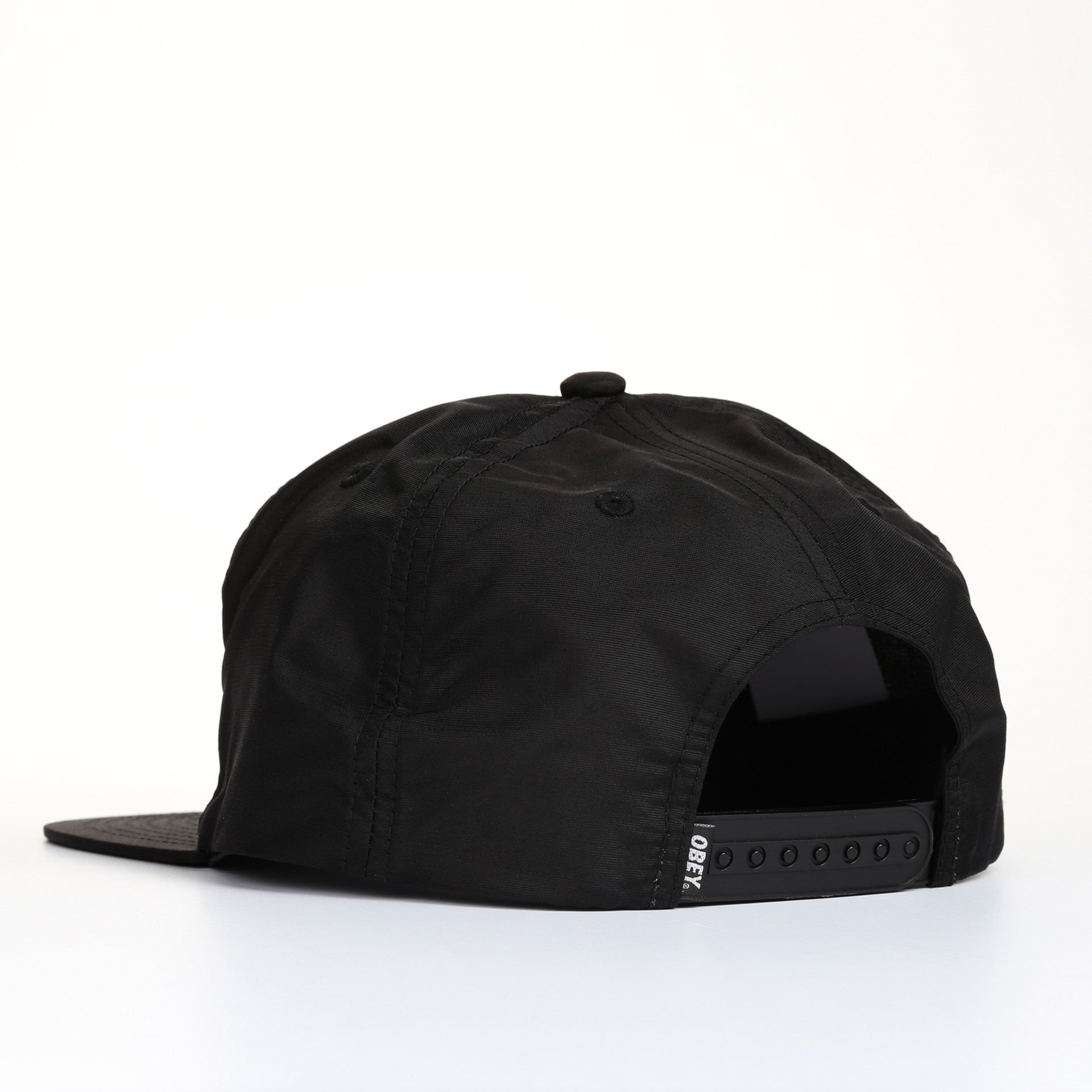 Obey Repetition Snapback Hat - Black Adjustable Baseball Cap for Men & Women - Perfect for Streetwear, Hip Hop Fashion & Casual Outfits