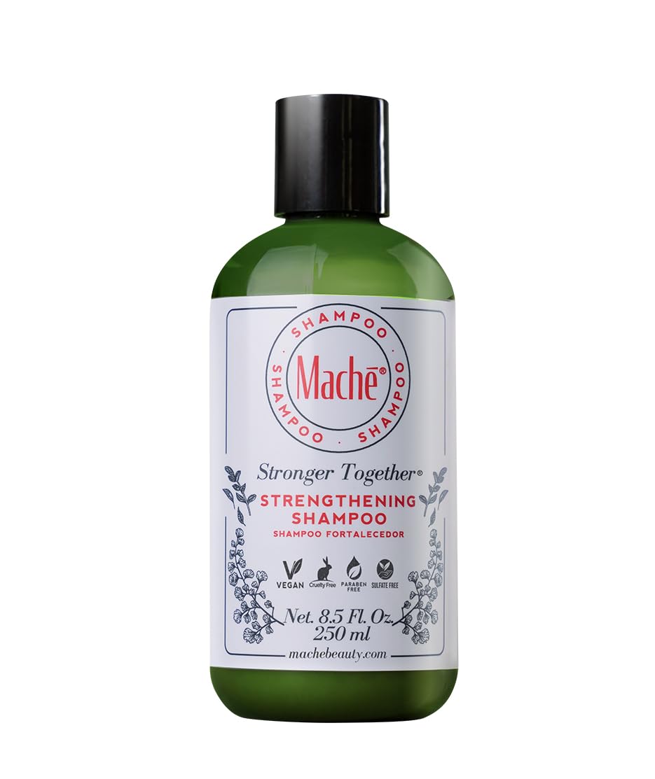 Machē Strengthening Shampoo for Hair Growth & Repair - Volumizing & Nourishing Formula for Thicker, Healthier Hair - Perfect for Daily Use, Damaged Hair Care & Salon-Quality Results at Home