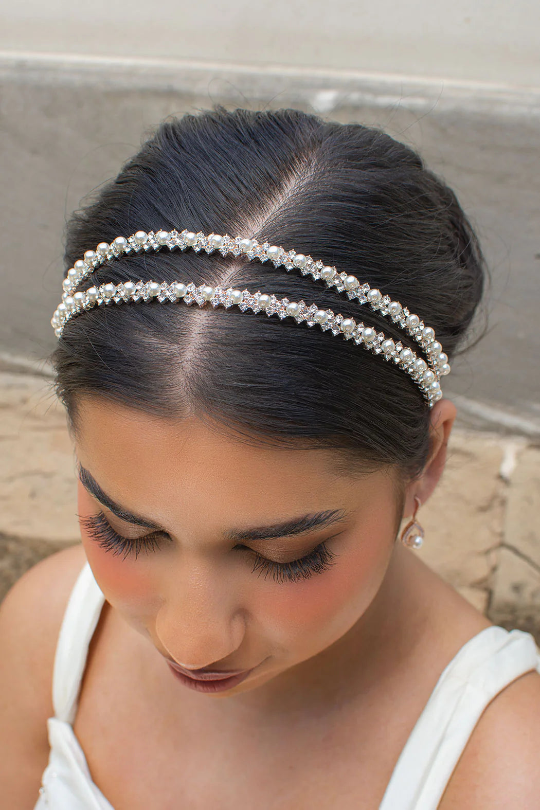 Genevieve Double Row Headband for Women - Fashion Hair Accessories for Workout, Yoga, Sports & Everyday Wear