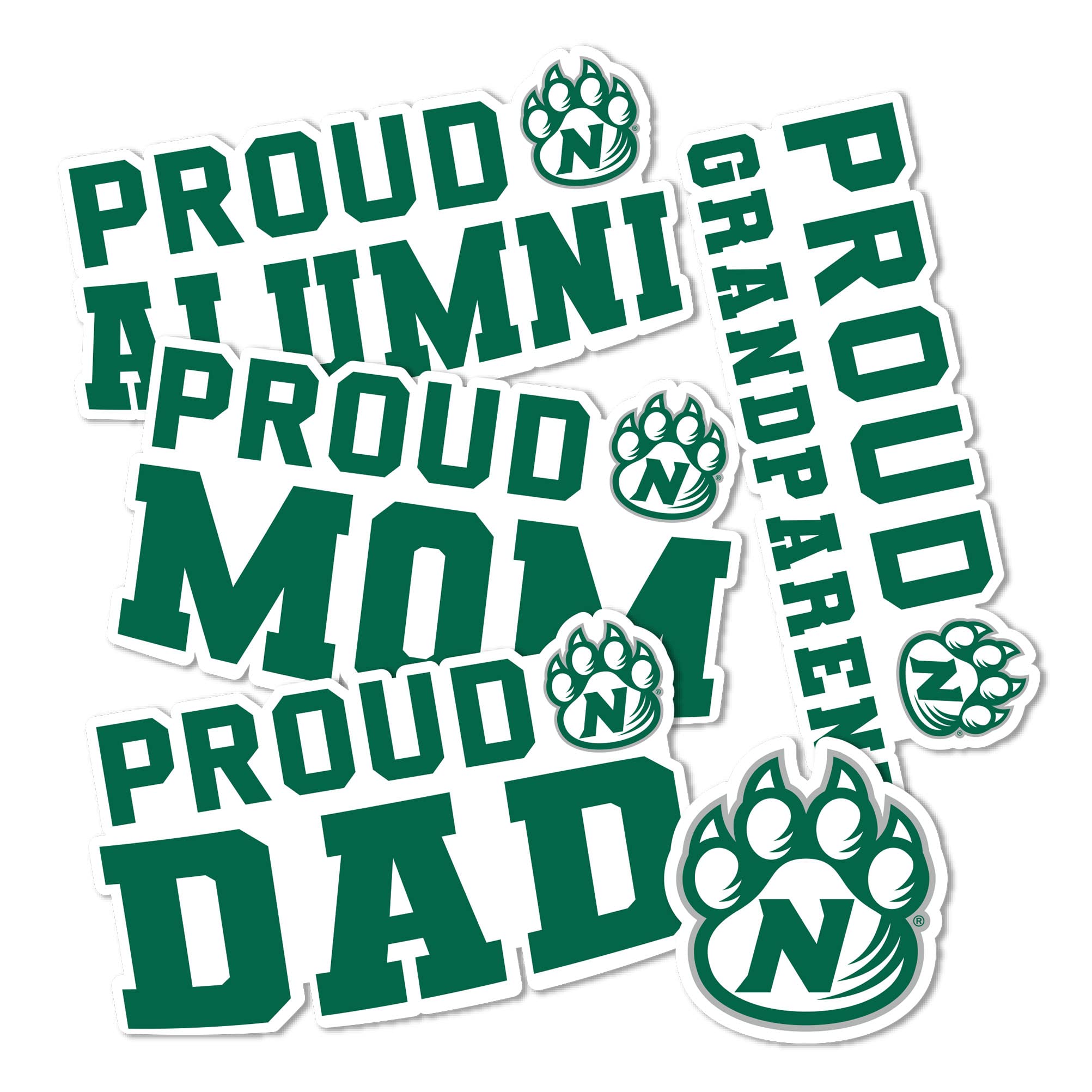 Premium NW Missouri State University Bearcats Vinyl Decals - Desert Cactus Design for Laptop, Water Bottle, Car & Scrapbooking (Family Full Sheet) | Perfect for College Pride, DIY Crafts & Fan Gifts