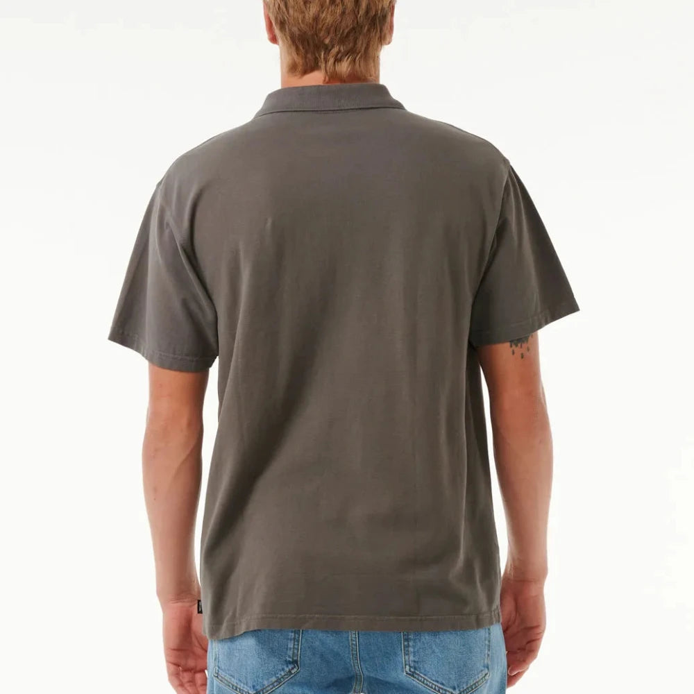 Rip Curl Fade Out Embroidered Polo Shirt for Men - Comfortable Casual Golf & Summer Wear