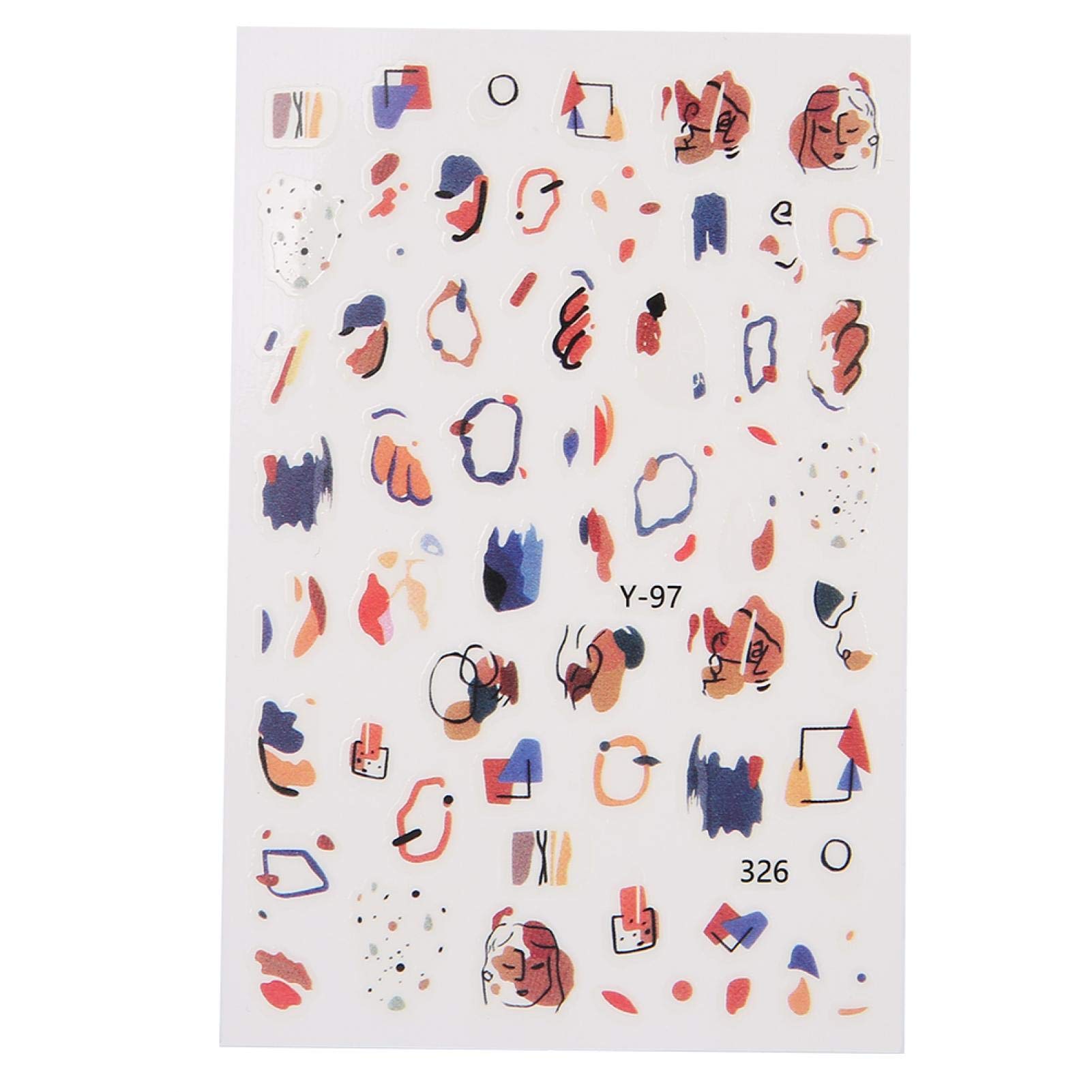 Fashionable Nail Art Stickers for Women - Exquisite Nail Decals with Trendy Patterns | Perfect for DIY Manicures, Parties & Special Occasions