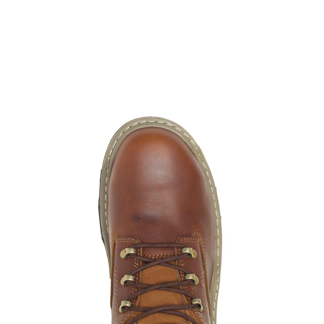 Raider DuraShocks® 6 Soft Toe Work Boots for Men - Comfortable & Durable Peanut Brown Safety Shoes - Ideal for Construction, Warehouse & Outdoor Work