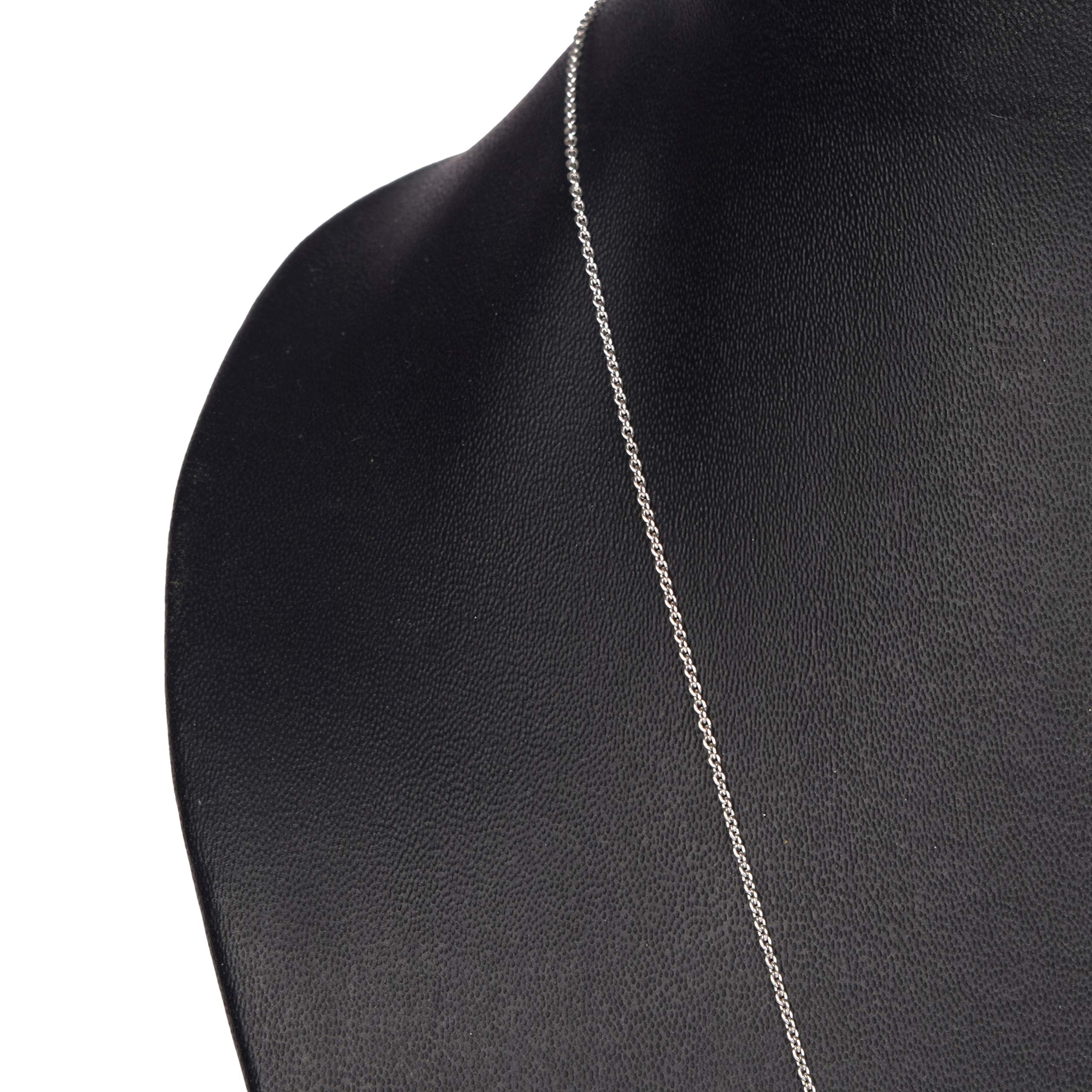 GEMHUB 18K Solid Gold Chain Necklace - 1.65 Gram White Gold Chain for Men & Women, 18 Inch, Durable & Hypoallergenic - Perfect for Everyday Wear, Gifts & Special Occasions