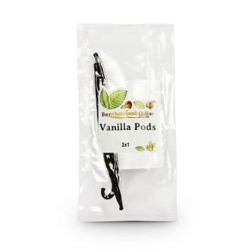 Premium Whole Foods Vanilla Pods 2-Pack (2x1) - Organic Madagascar Bourbon Vanilla Beans for Baking, Cooking & Homemade Extracts