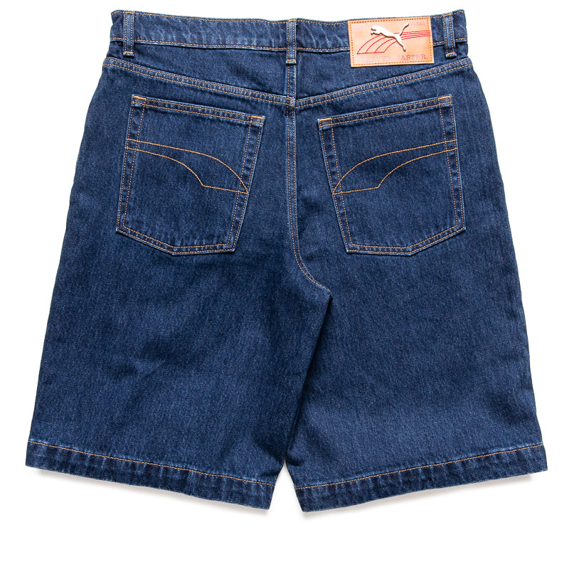 A$AP Rocky x Puma Denim Shorts for Men - Dark Blue Denim Casual Shorts for Streetwear & Summer Outfits