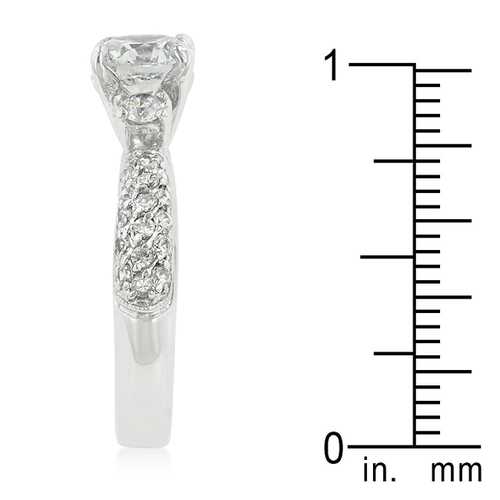 Classic Pave Bridal Ring - Elegant Wedding Band for Women, 14K Gold or Sterling Silver, Perfect for Engagement, Anniversary & Special Occasions