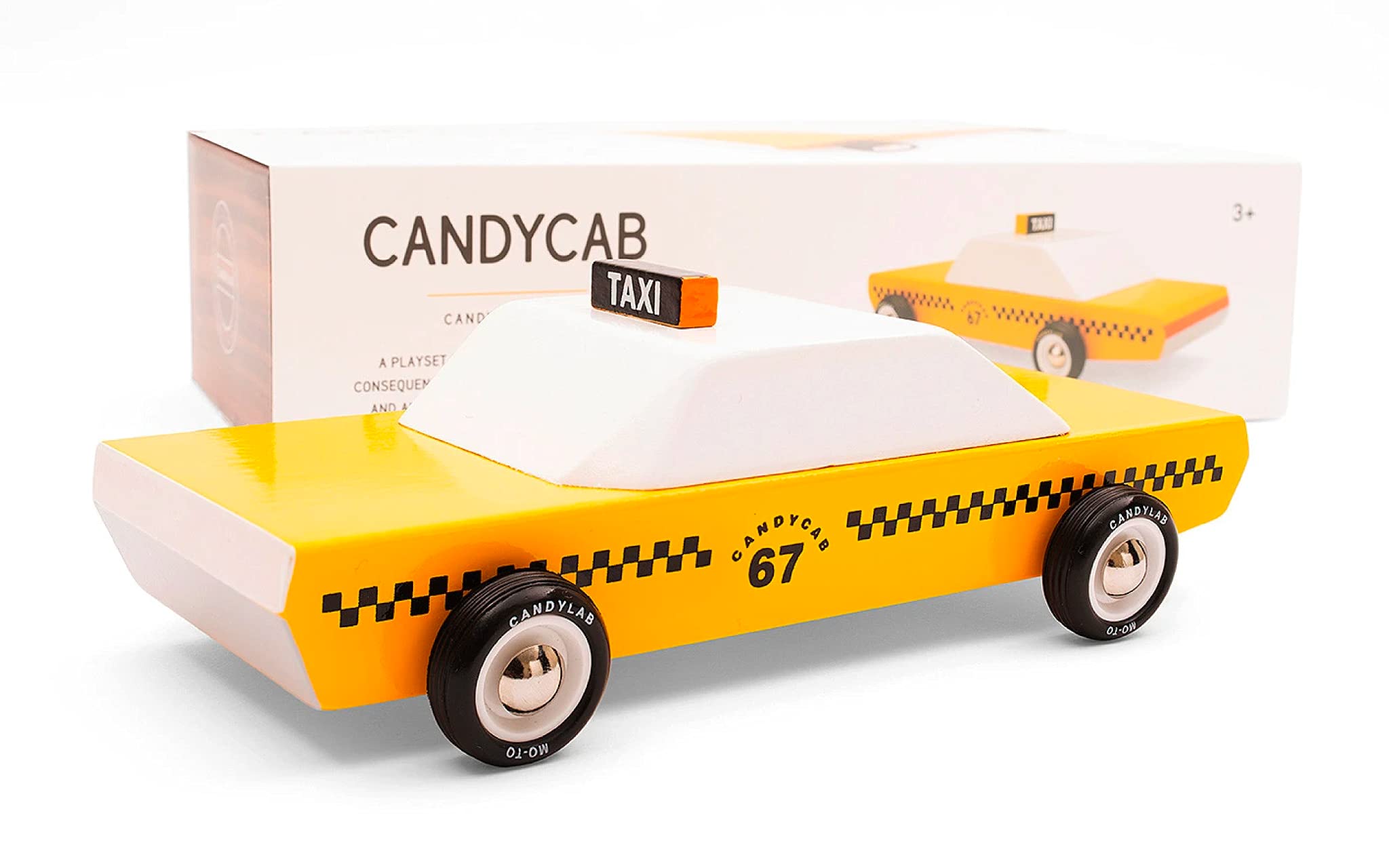 Candylab Toys - Handcrafted Wooden Vintage Cars for Kids - Americana Collection & CandyCab - Perfect for Playtime, Collecting, and Gift Giving