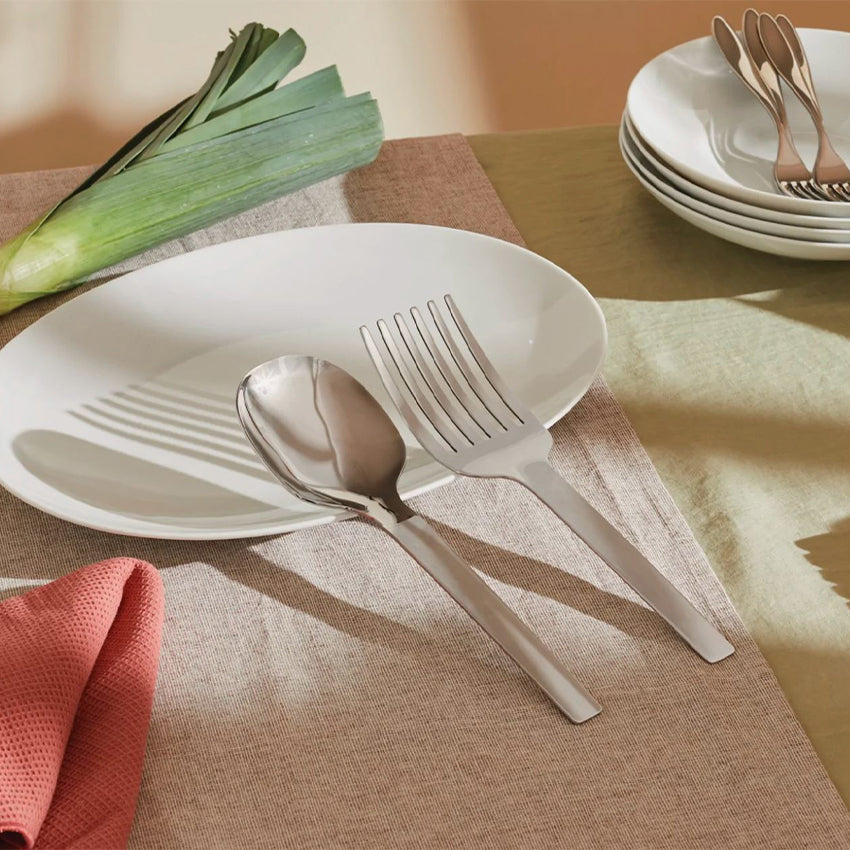Alessi Tibidabo Spaghetti Serving Fork - Premium Stainless Steel Pasta Server for Italian Cuisine, Dinner Parties & Elegant Table Setting