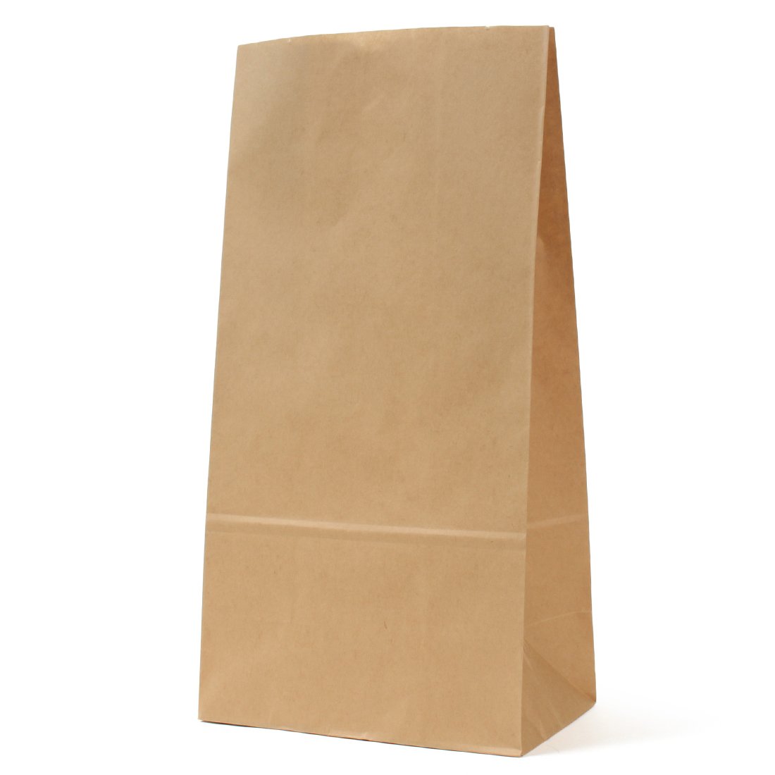 Eco-Friendly Takeyama XZT00387 Kraft Paper Bags - 100 Unbleached Square Bottom Gusseted Bags (12