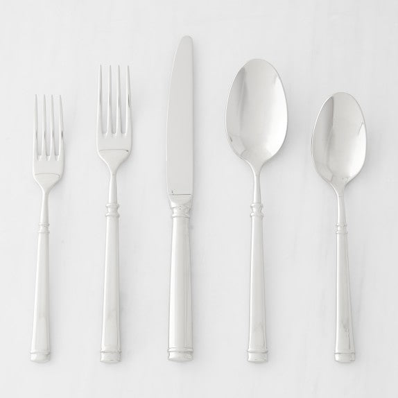 Premium Stainless Steel Flatware Sets - 18/10 Dishwasher Safe Silverware for 4, 6, 8, or 12 - Elegant Cutlery Set for Dining, Wedding Gifts & Home Entertaining