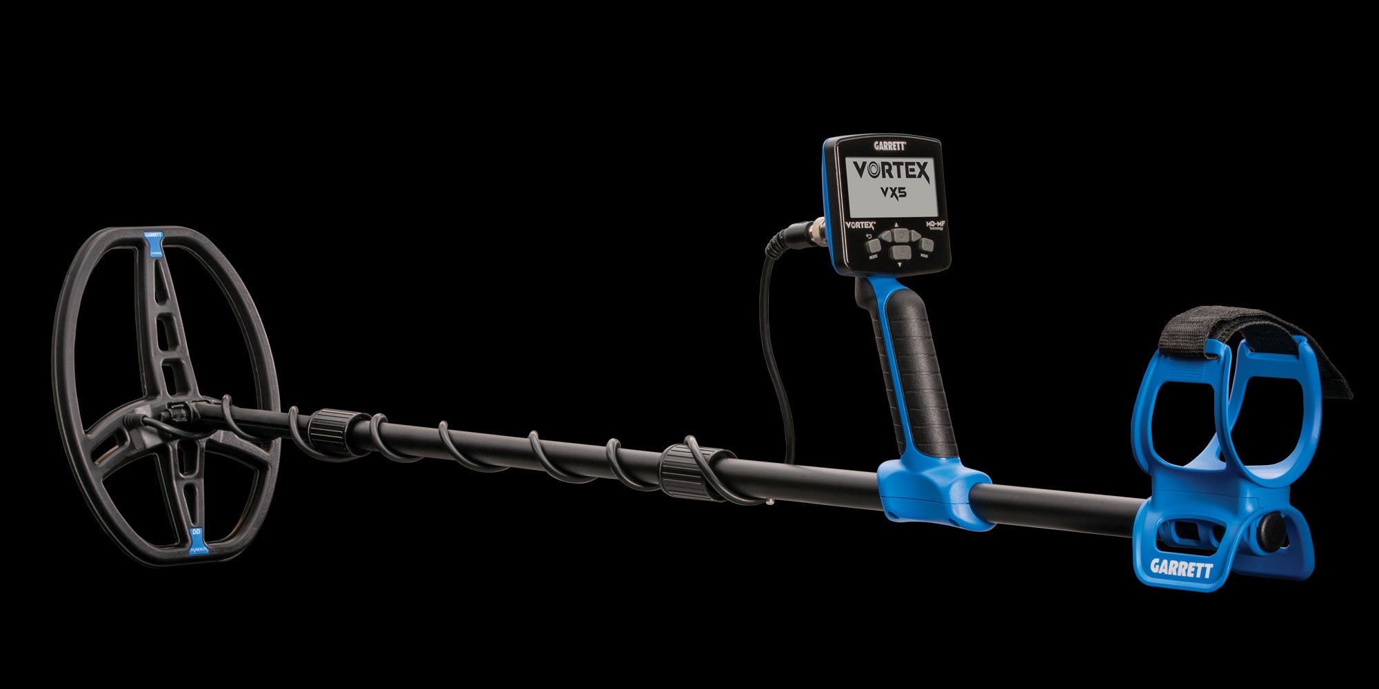 Garrett Vortex VX5 Multi Frequency Waterproof Metal Detector for Beach, Gold & Treasure Hunting - Professional Metal Detecting Equipment for Outdoor Adventures