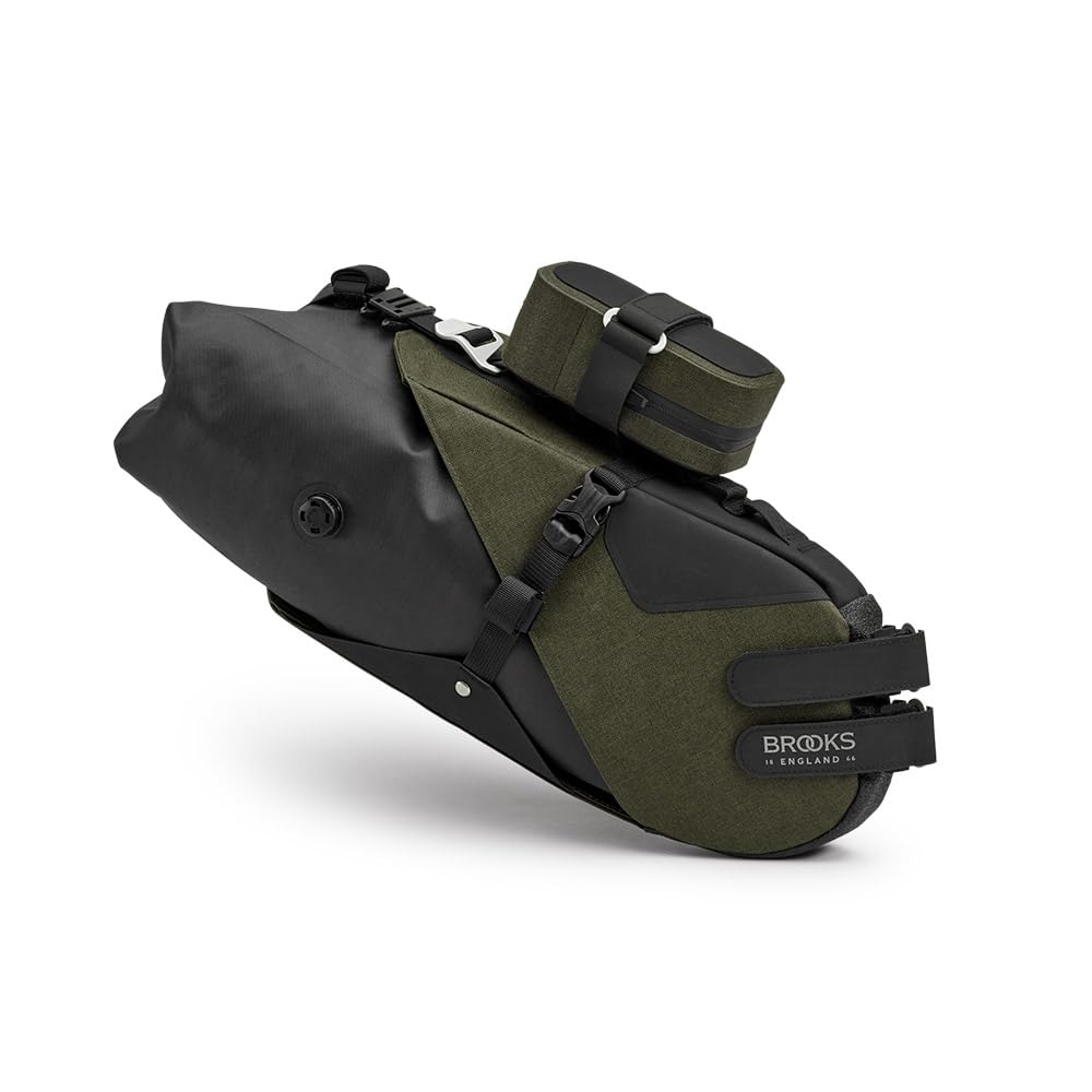 Brooks England Scape Seat Bag - Waterproof Bike Saddle Bag for Cycling, Gravel & Commuting | Compact Storage for Tools, Phone & Essentials | Perfect for Road Bikes & Urban Rides
